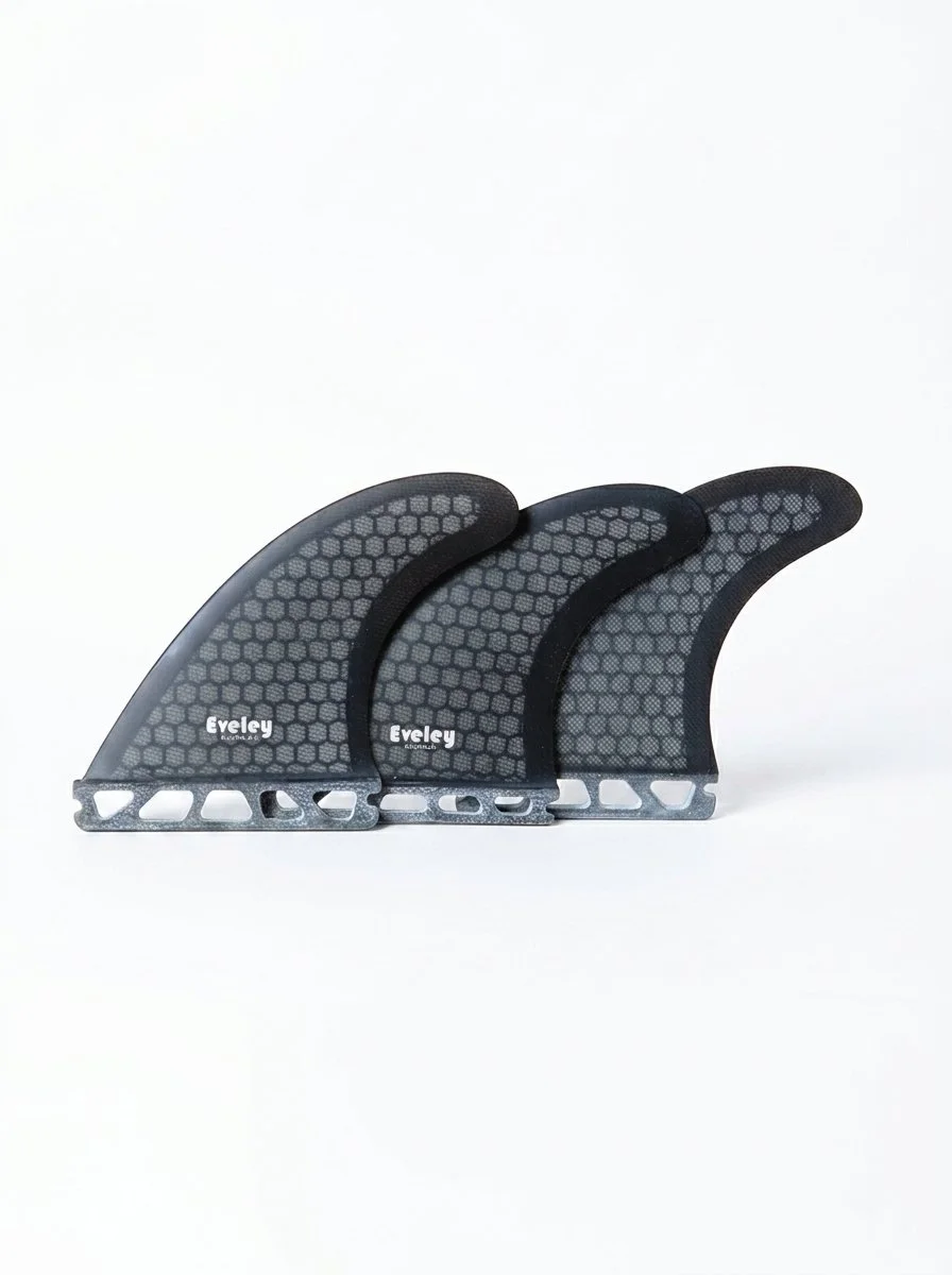 4.45" Raked Thruster Fins – Futures compatible NetFlex fiber (3 fins)
