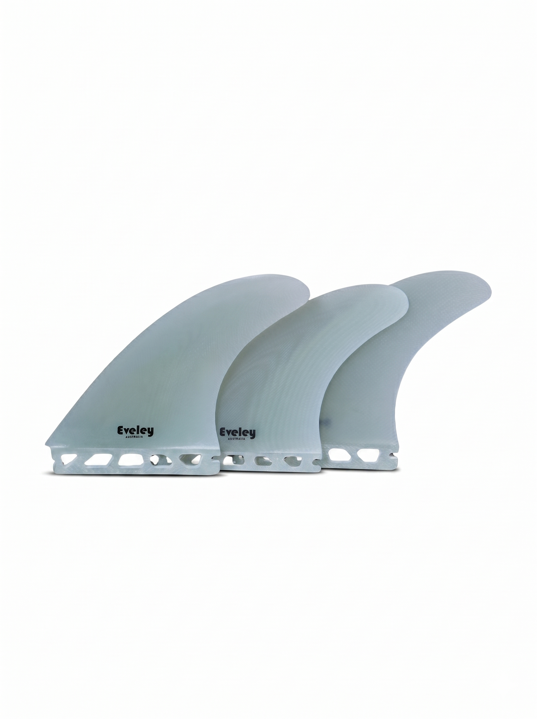 4.75" AM2 Thruster Fins, Natural Pro Glass. Futures compatible set of three fins.