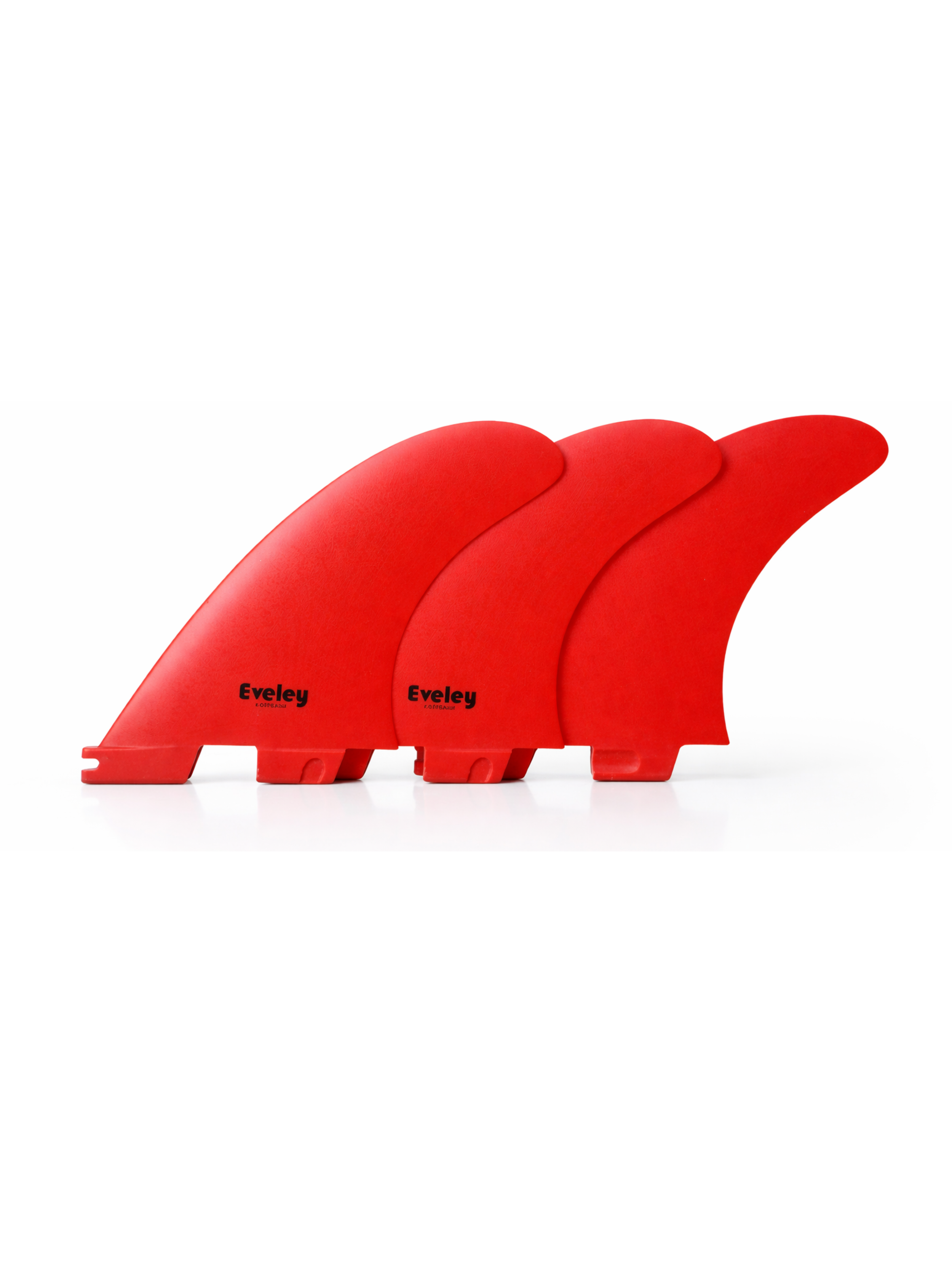 4.5" Progressive Thruster Fins – Red Pro Glass | Balanced Speed & Control | FCSII Compatible