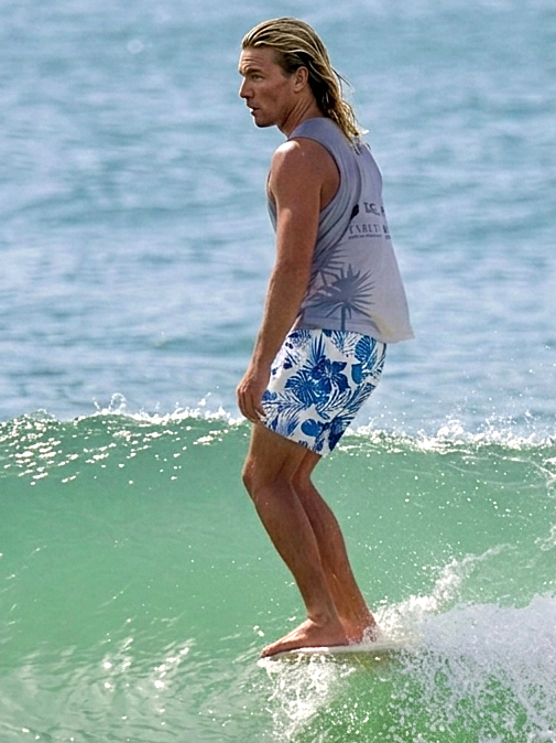 Tropical Print Board Shorts – Lightweight Surf & Swim Wear