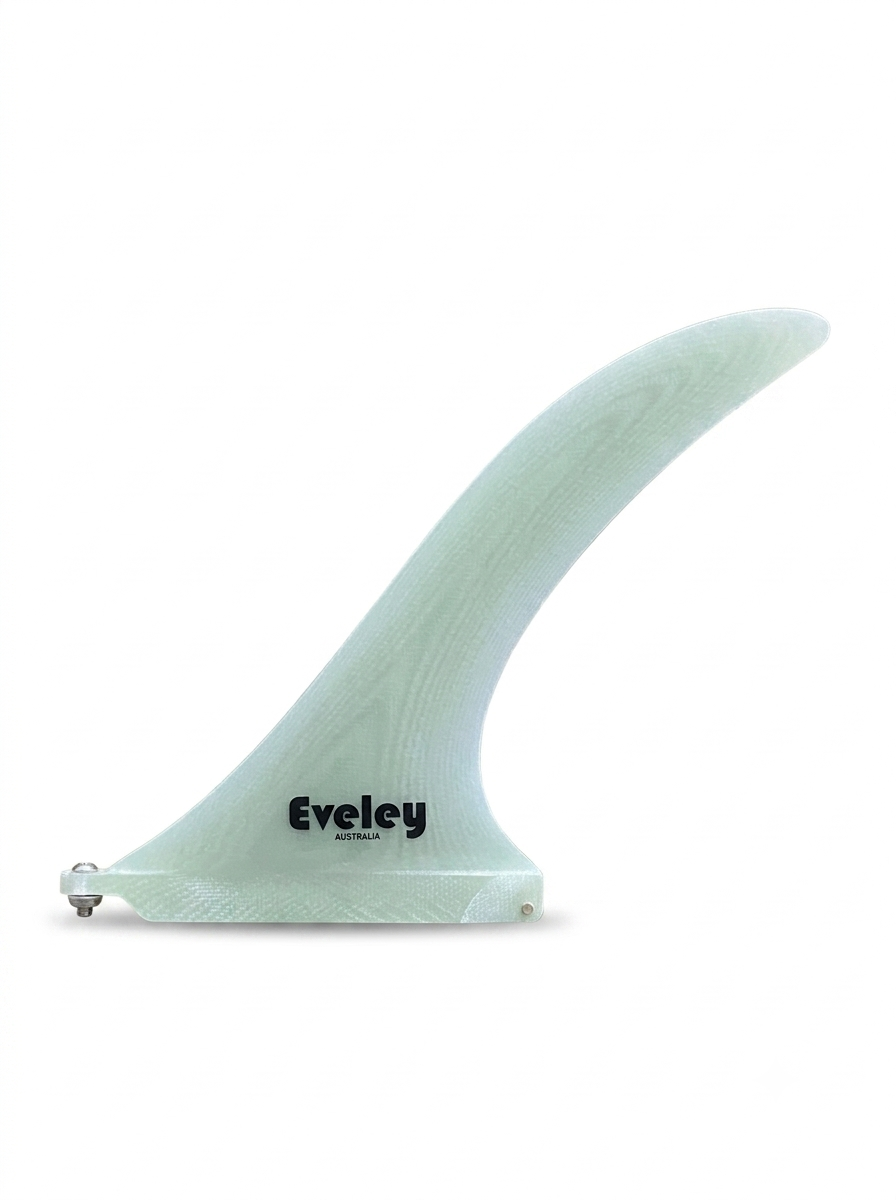 10" California Dreaming Center Fin – Natural Pro Glass | Eveley Surfboard Fins