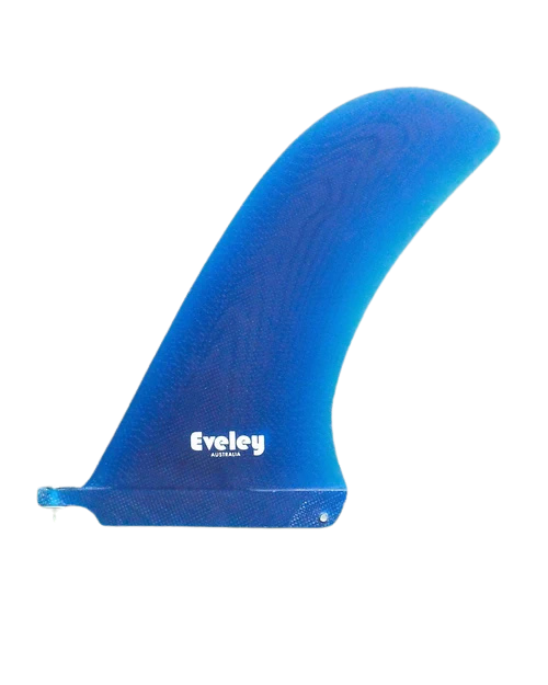 9.25″ Santa Monica Noserider Surfboard Fin – Old Blue Pro Glass | Eveley Fins