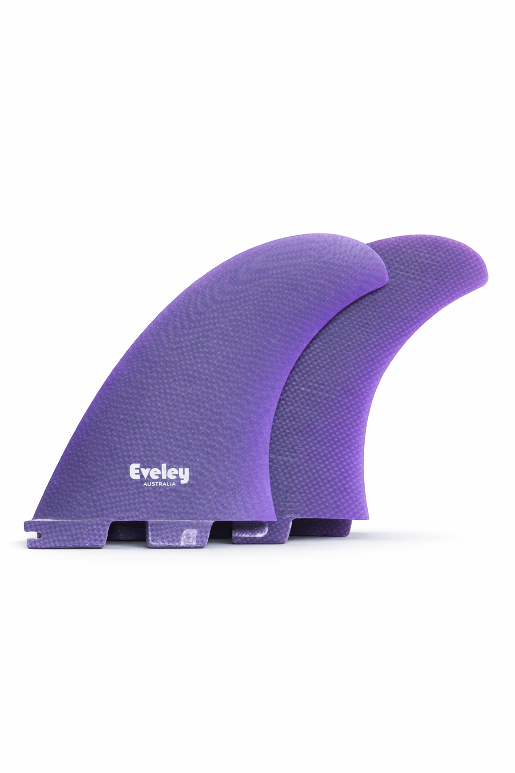 5.5" Power Twin Fins – Midnight Purple Pro Glass | FCS II Compatible (Set of 2)