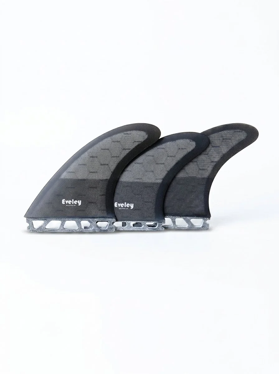 4.75" AM2 Thruster Fins – Futures compatible carbon fiber TekFlex (3 fins)