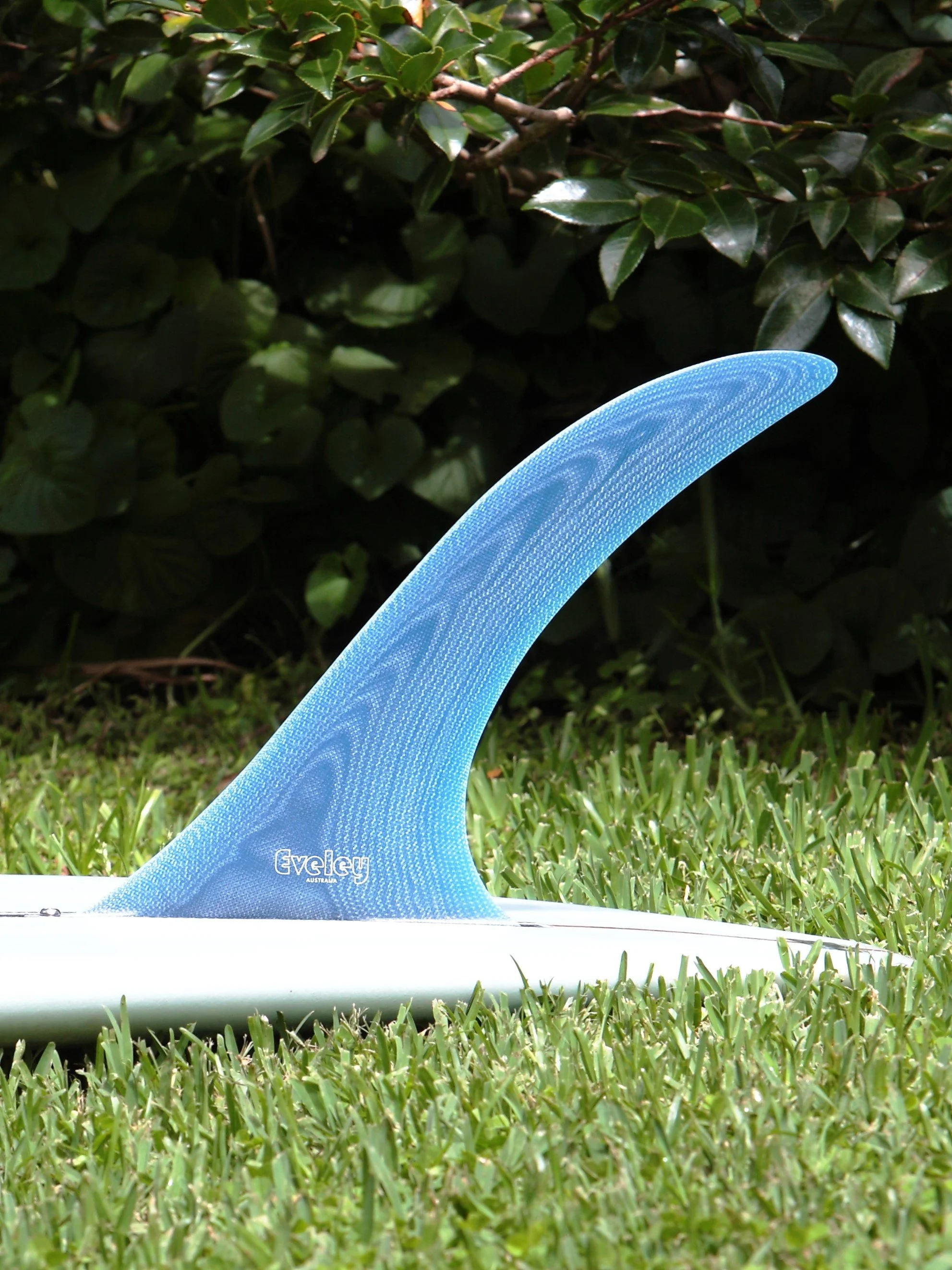 9.5" California Dreaming Center Fin, blue denim Pro Glass