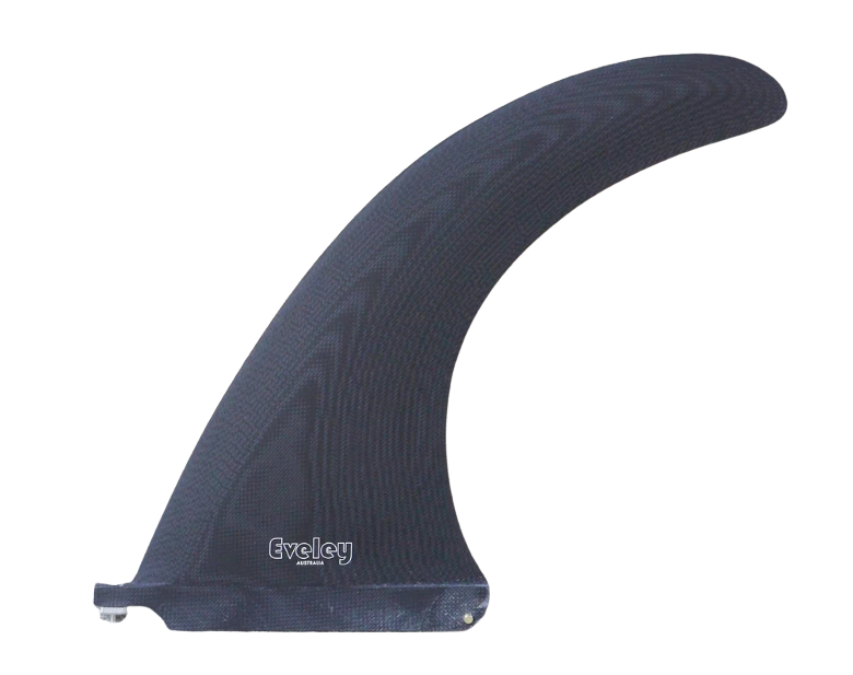 10.35" Ultimate Center Fin – Black Pro Glass Longboard Fin