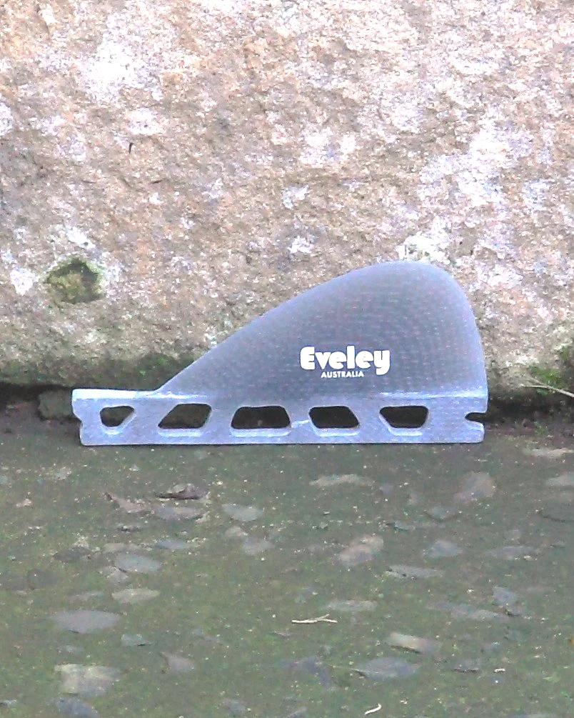 1.5" Mini Center Stabilizer Fin – Smoke Pro Glass | Futures Compatible