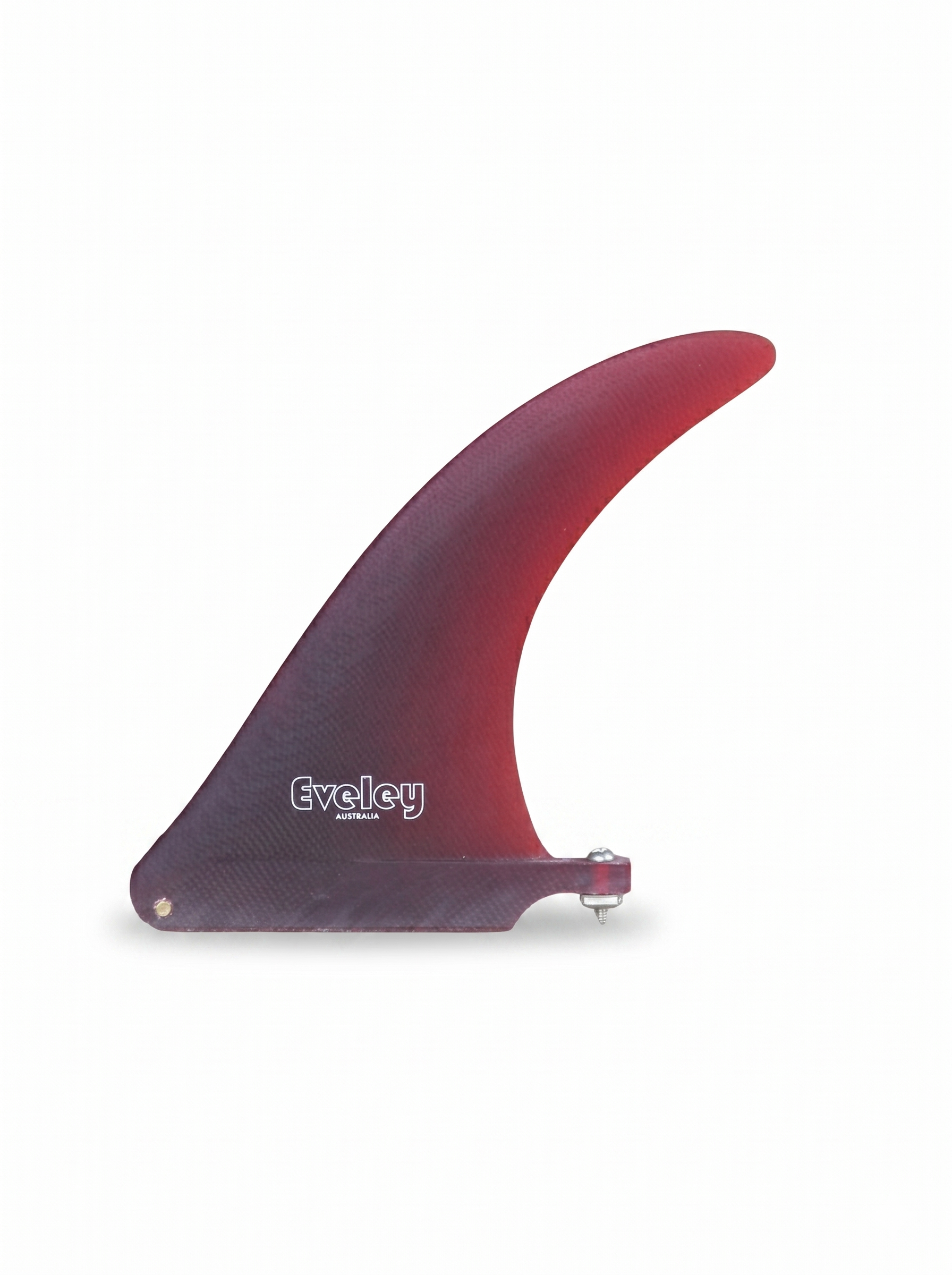 6.5" International 4A Center Fin - Old Red Pro Glass.