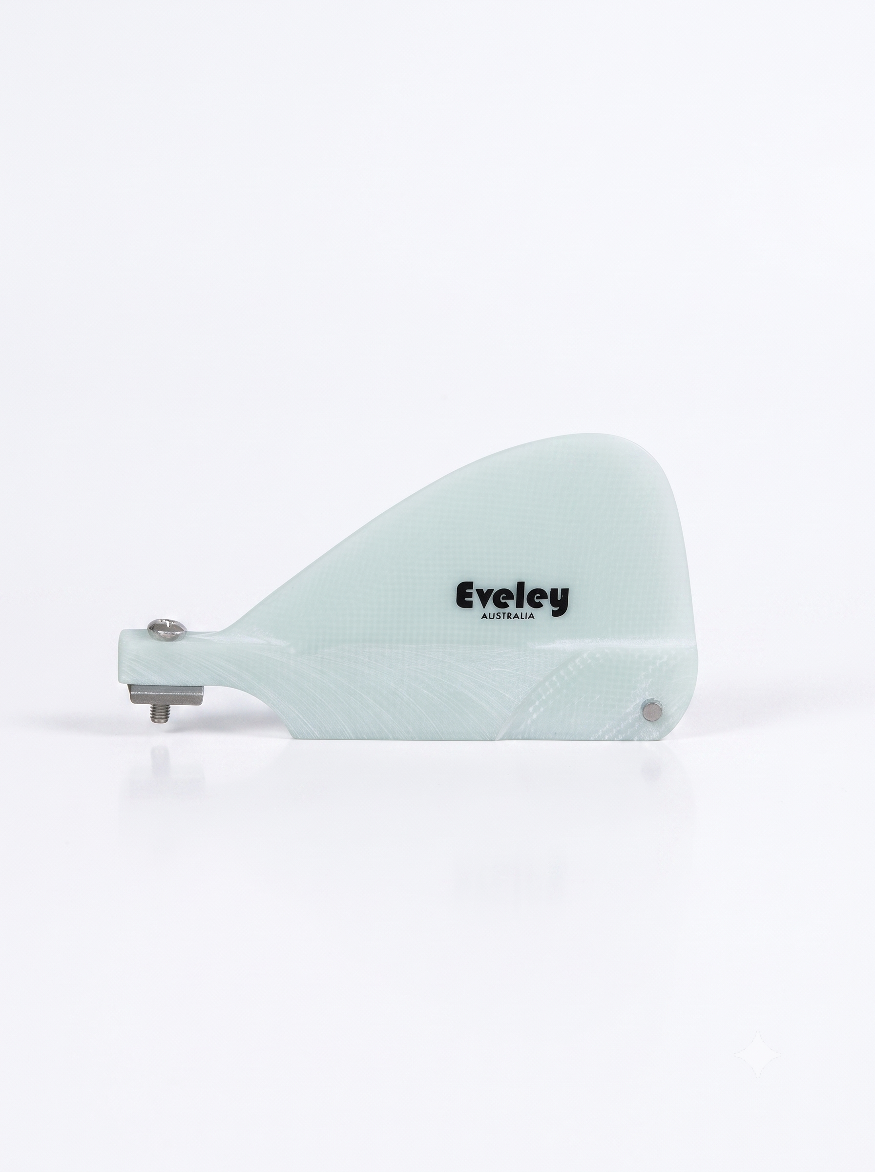 1.75" Nubster Center Fin, greenish white Pro Glass.