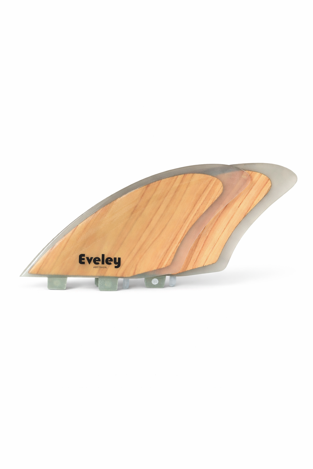 4.5" Extra Long Twin Keel Surfboard Fins – Timber Core Pro Glass | FCS Compatible Twin Fin Set for Maximum Speed & Classic Drive