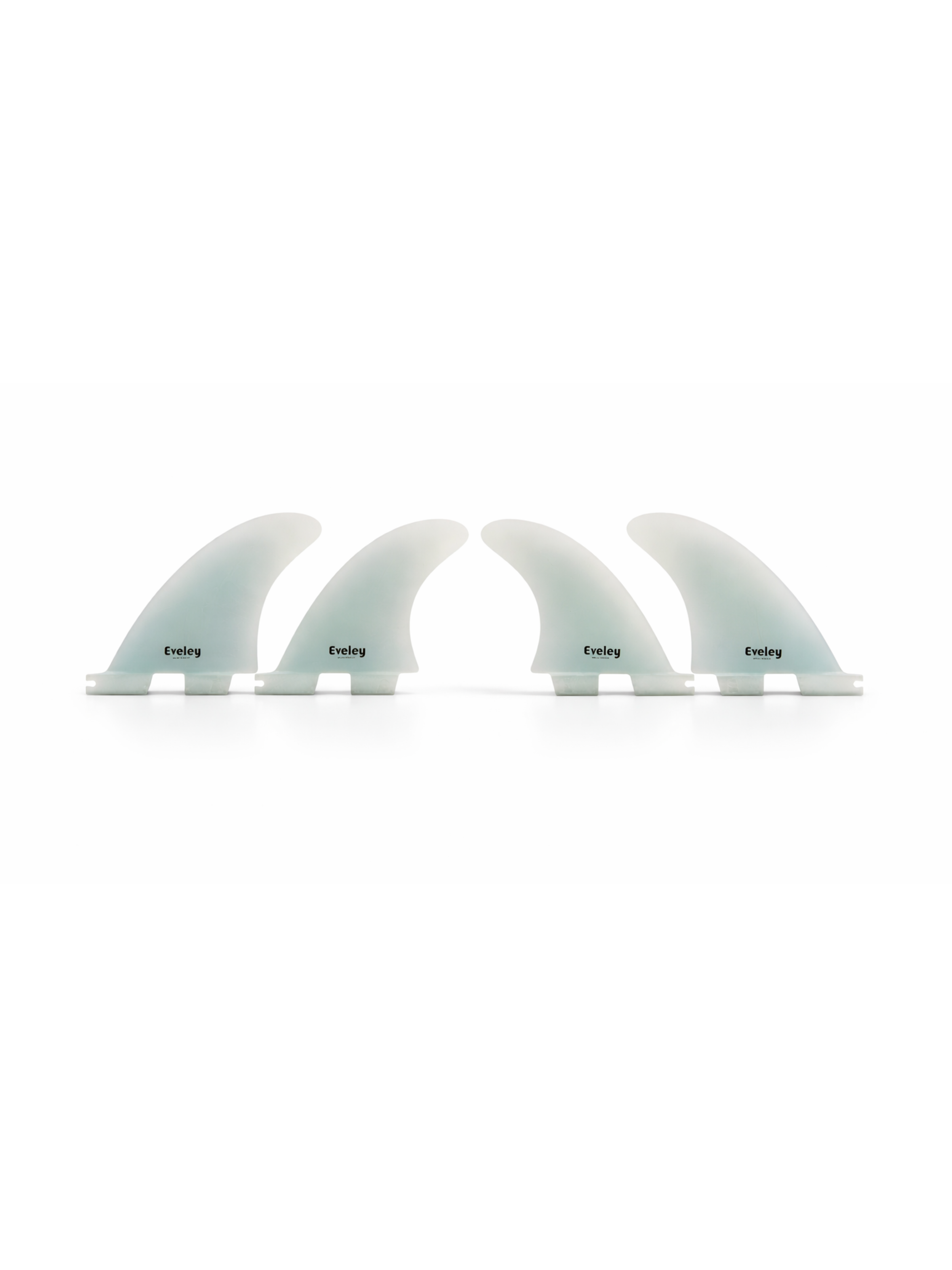 4.3" / 3.8" Freedom Quads – Natural Pro Glass | FCS II Compatible Quad Fin Set (4 Fins)