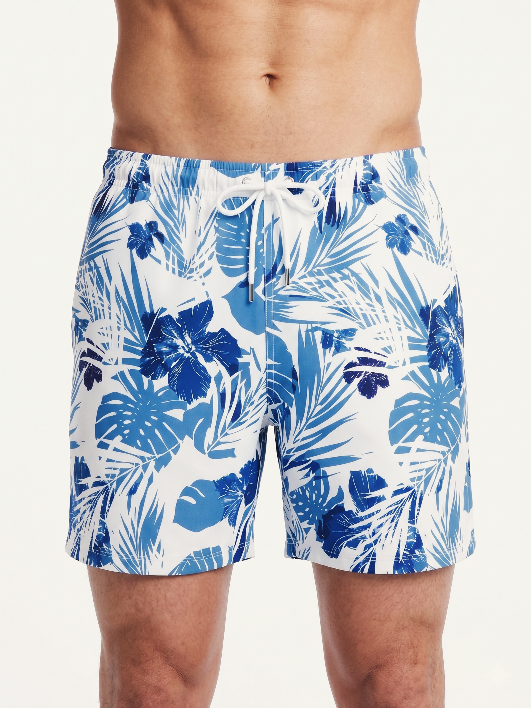 Tropical Print Board Shorts – Lightweight Surf & Swim Wear