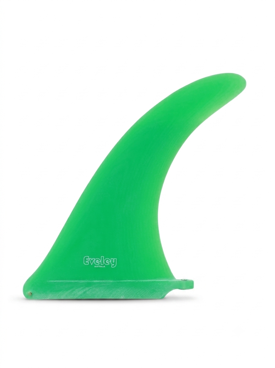 10" International 4A Center Fin in bright green Pro Glass