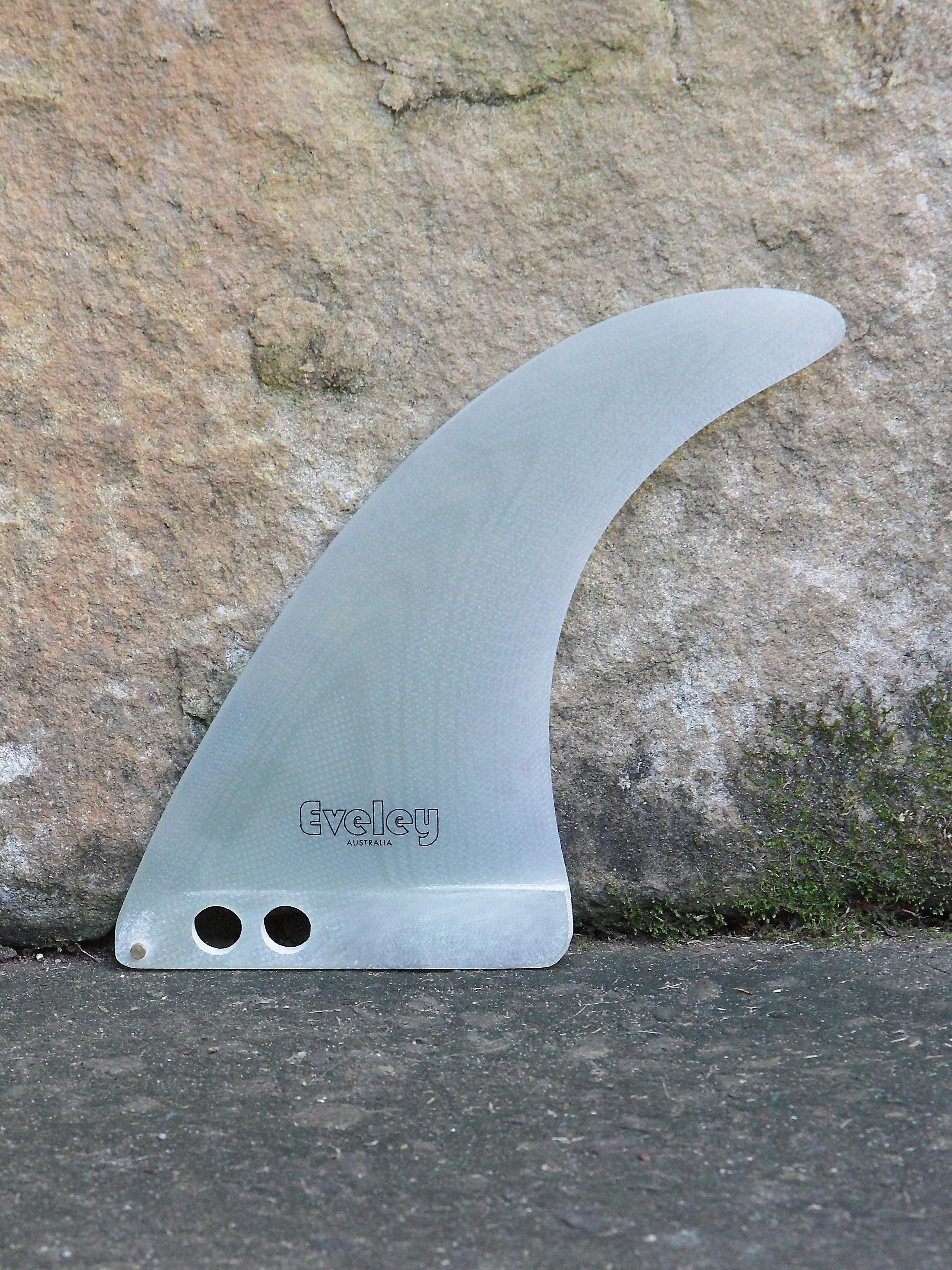 6.75" Classic Center Fin – Natural Pro Glass Click-In Fin for Sliding Center Fin Boxes.