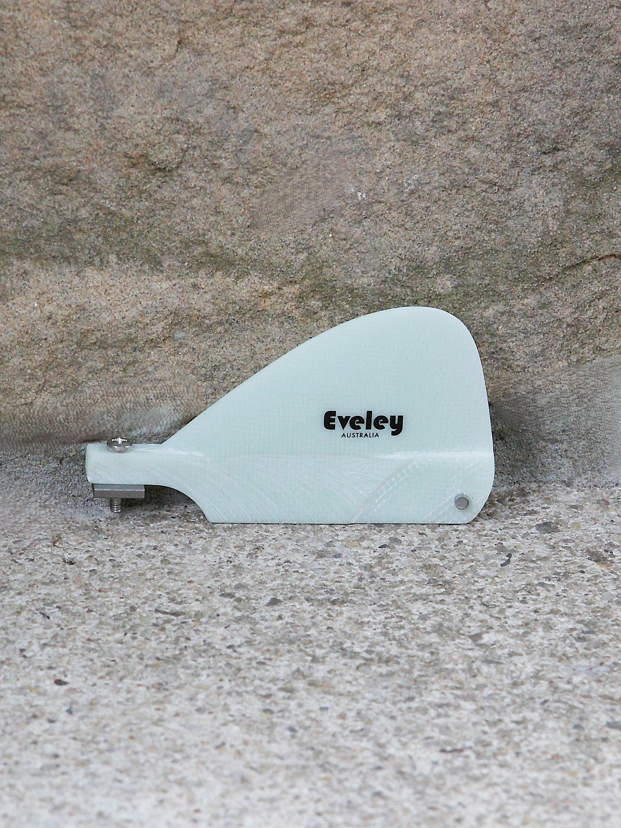1.75" Nubster Center Fin, greenish white Pro Glass.