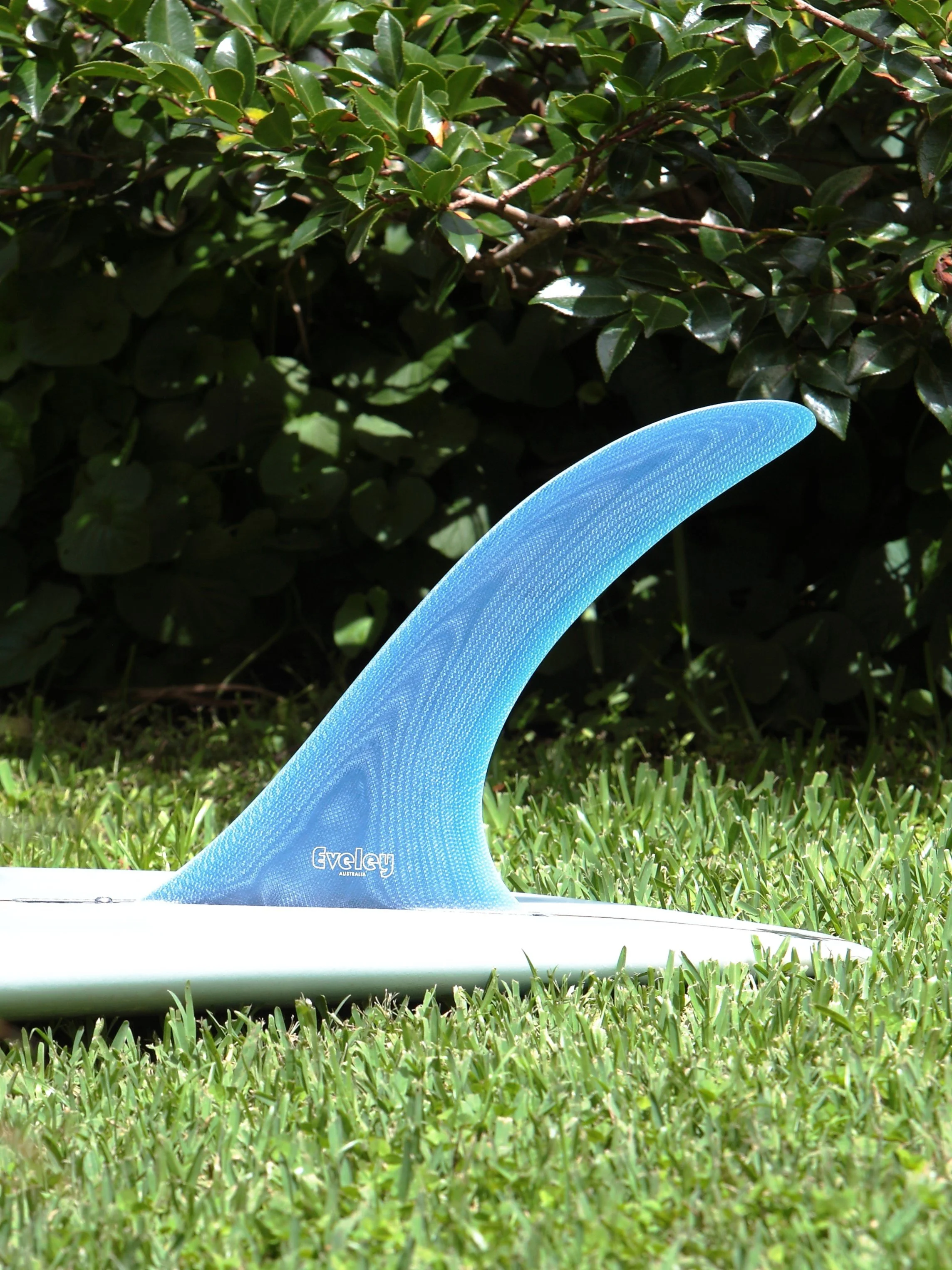 10" California Dreaming Center Fin, blue denim Pro Glass.