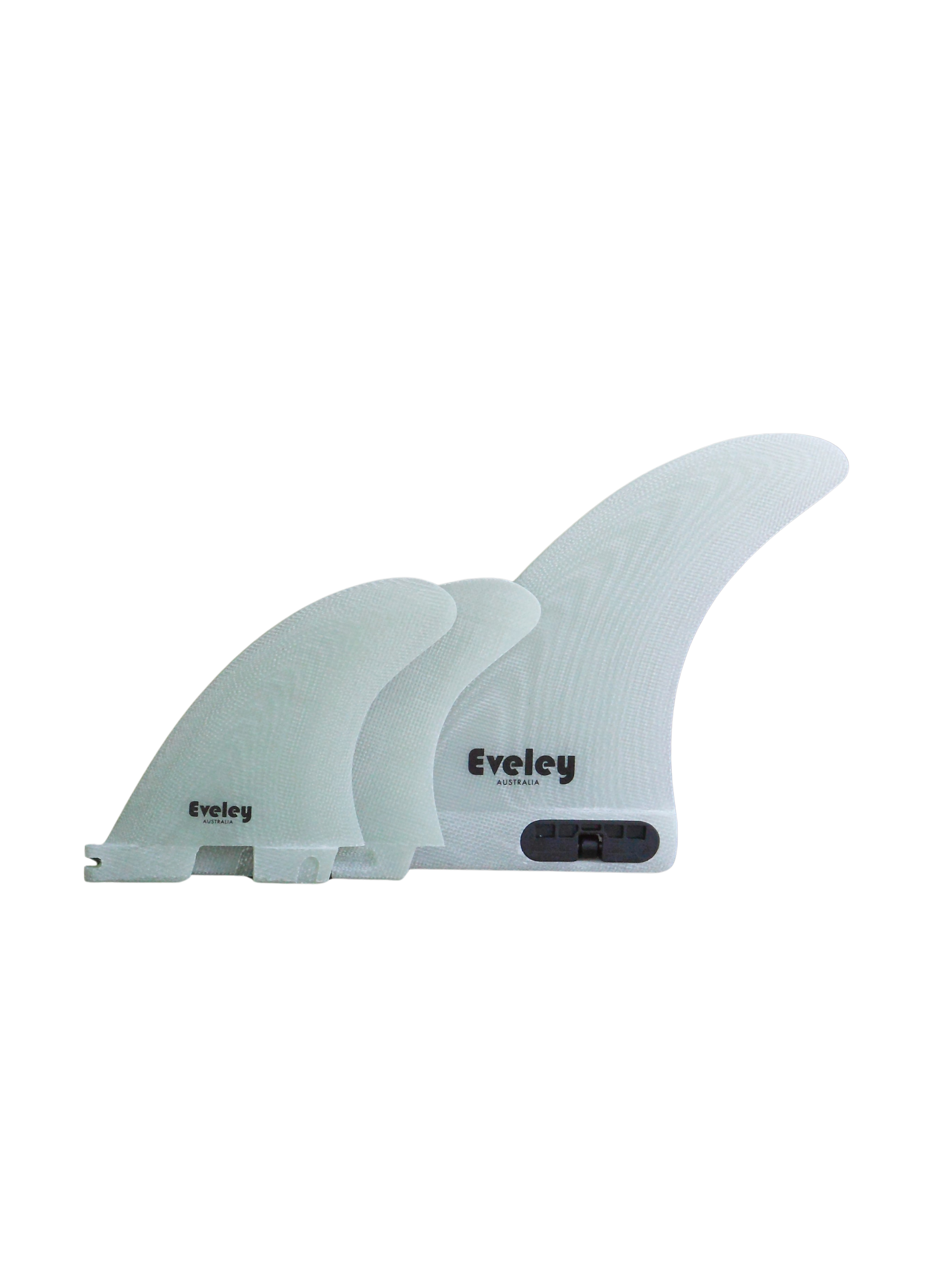 4.13" + 6" FCS II style 2+1 Fin Set – Volan Pro Glass (3 fin set)