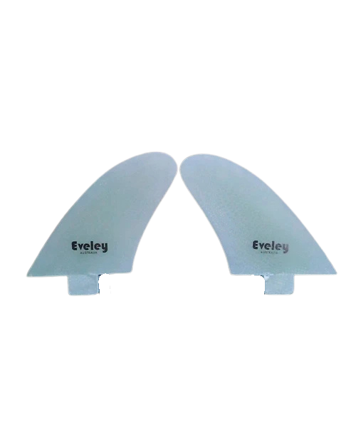 3.25" Twinzer Canard Fins – FCS compatible natural Pro Glass (2 fins)