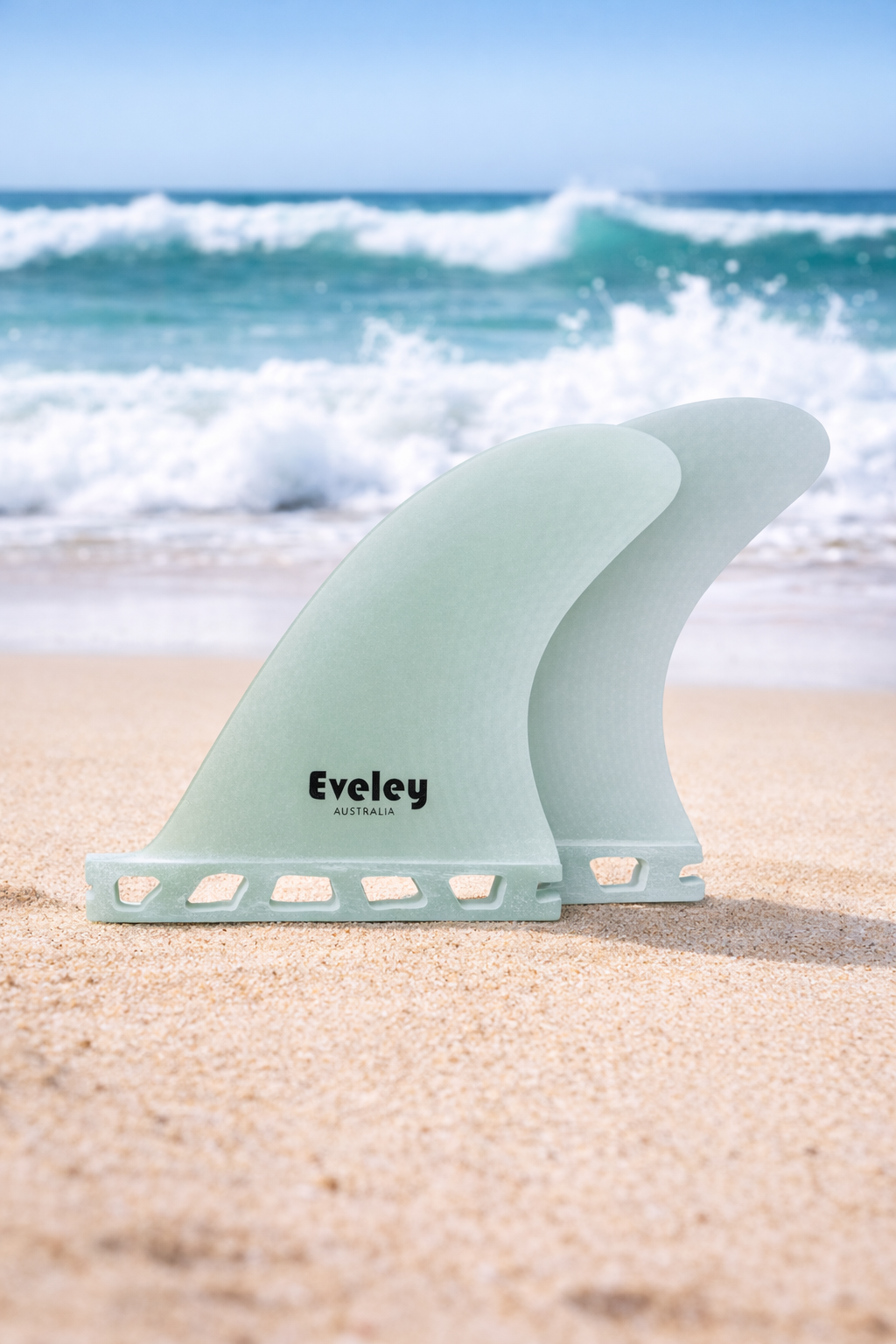 3.7 inch classic side surfboard fins natural Pro Glass fiberglass Futures compatible