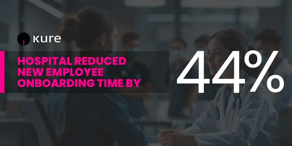 Hospital Reduced New Employee Onboarding Time By 44% With Kure