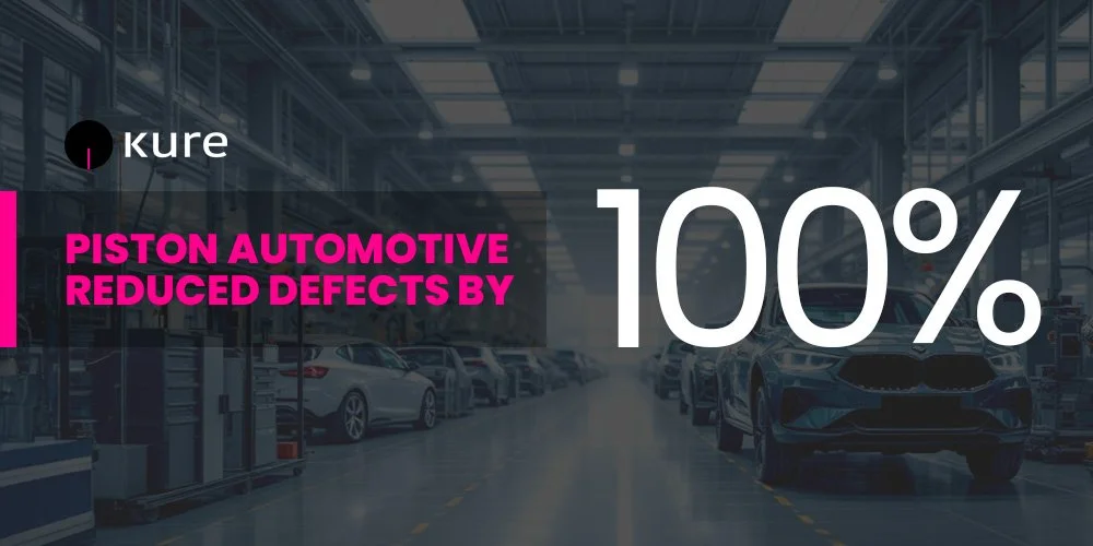 Piston Automotive Reduces Defects By 100% With Kure