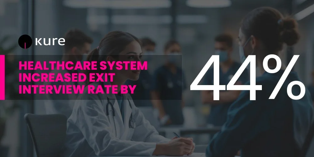 Healthcare System Increased Exit Interview Rate By 44% With Kure