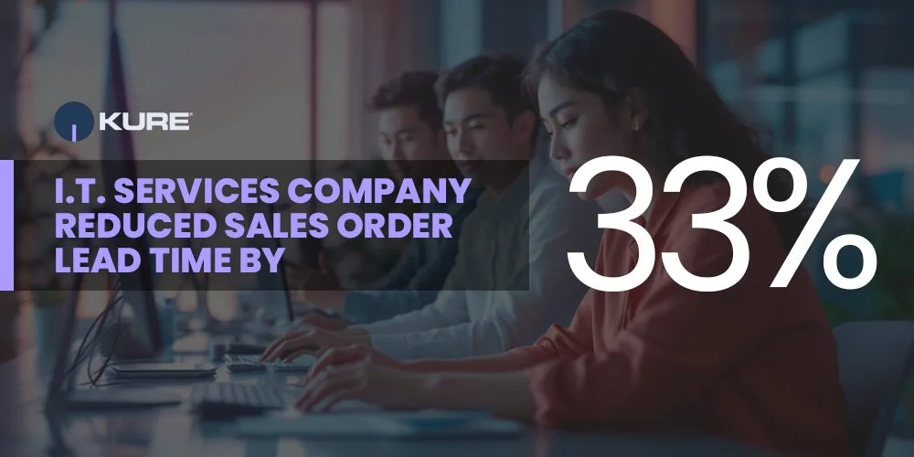 Information Services Company Reduced Sales Order Lead Time By 33% With Kure