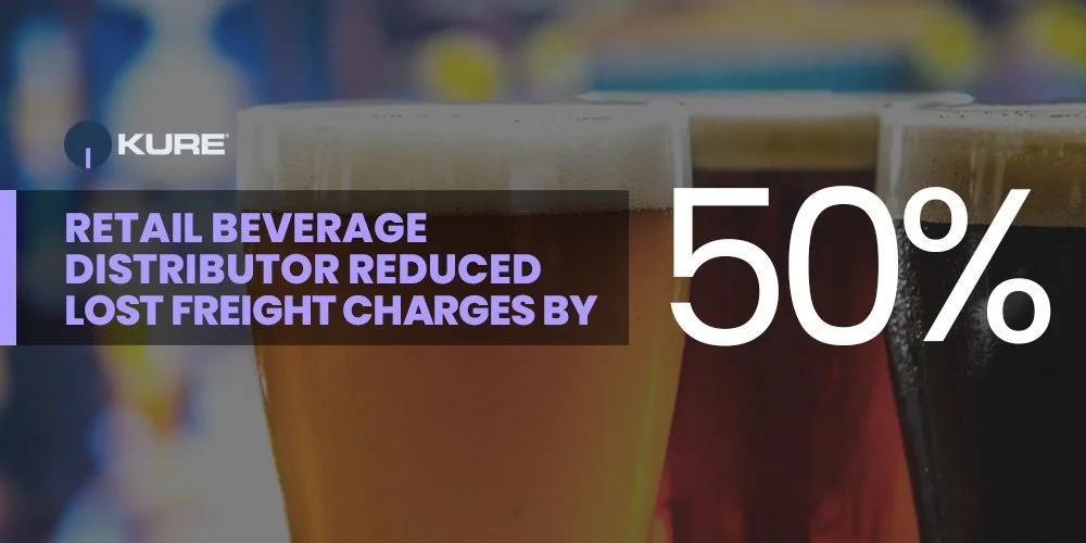 Retail Beverage Distributor Reduced Lost Freight Charges By 50% With Kure