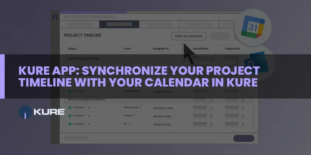 Kure App: Synchronize Your Project Timeline with Your Calendar in Kure