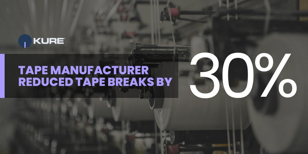 Tape Manufacturer Reduced Tape Breaks By 30% With Kure 