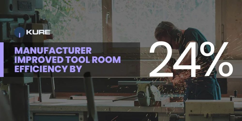 Manufacturer Improved Tool Room Efficiency By 24% With Kure