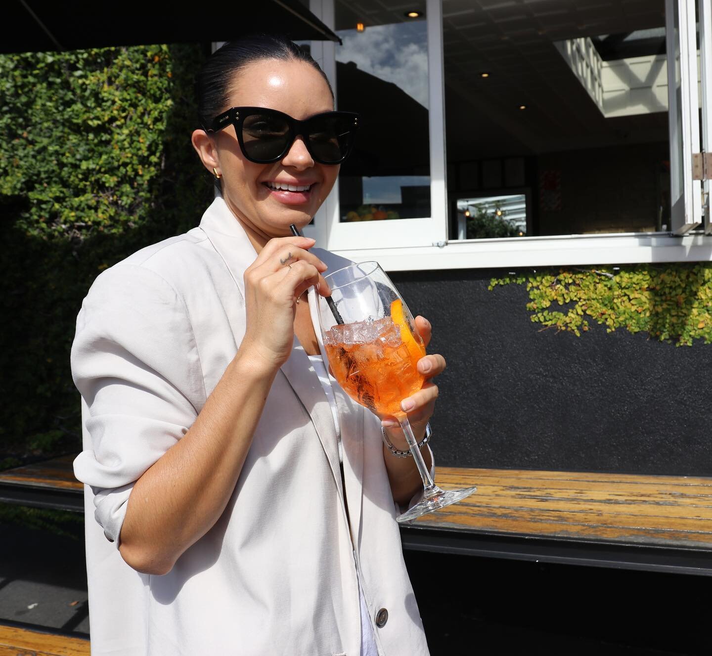 Come soak up the last of the summer rays! Our outdoor tables are sun-drenched till late - add an  @aperolspritznz or two for the summer injection we all need right about now ☀️🍊