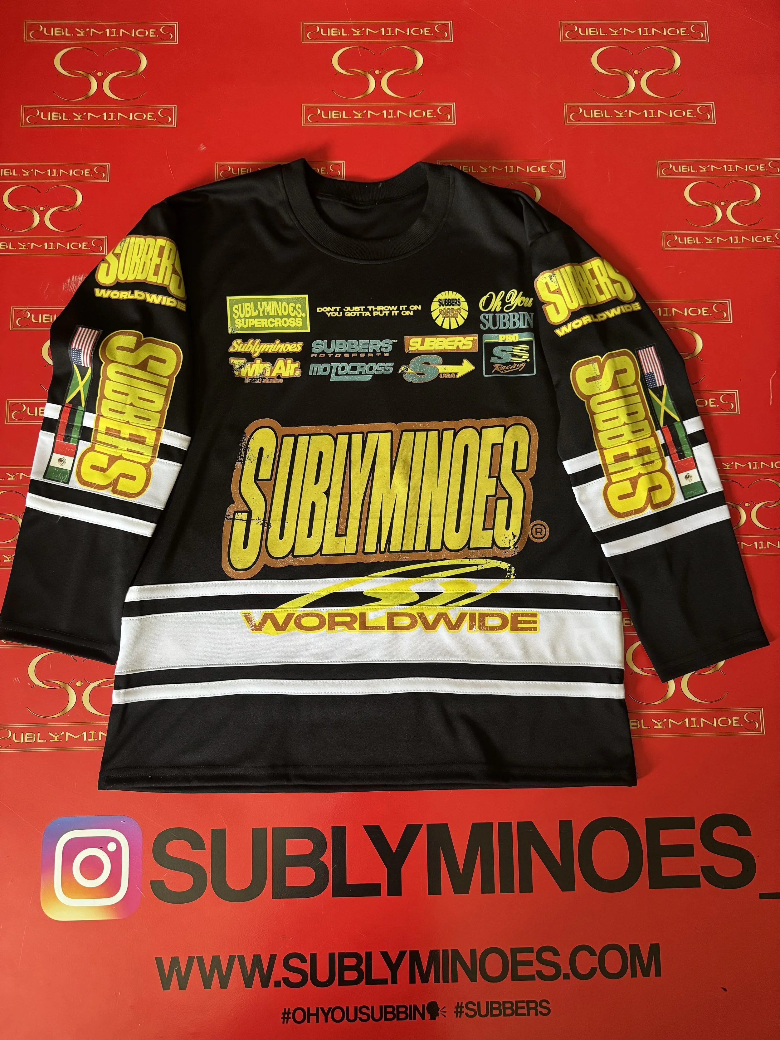 Subbers Hockey Jersey-Yellow
