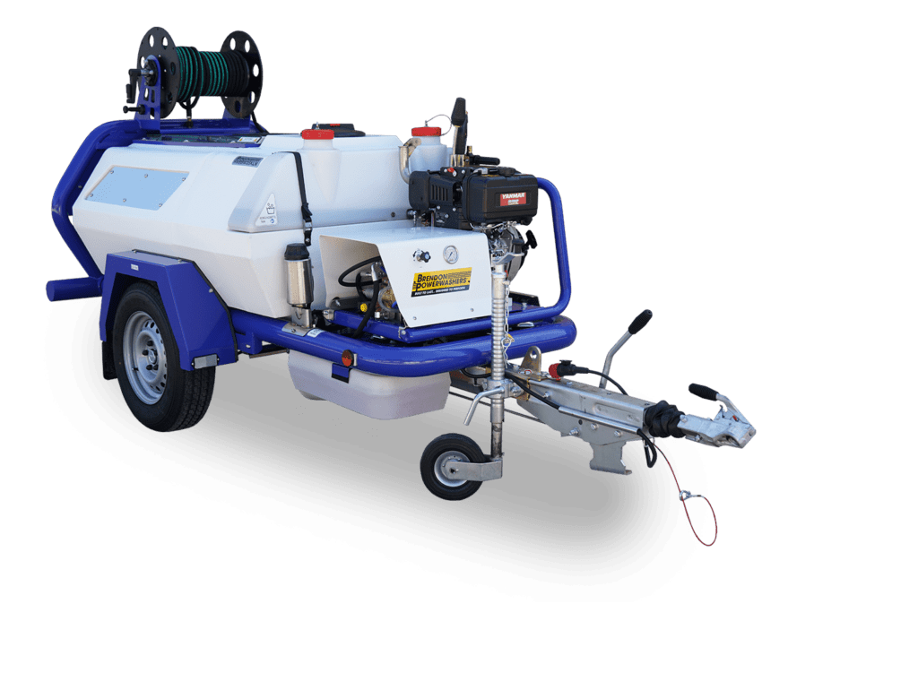 Brendon Powerwashers 3200psi HOT Pressure Cleaning Trailer