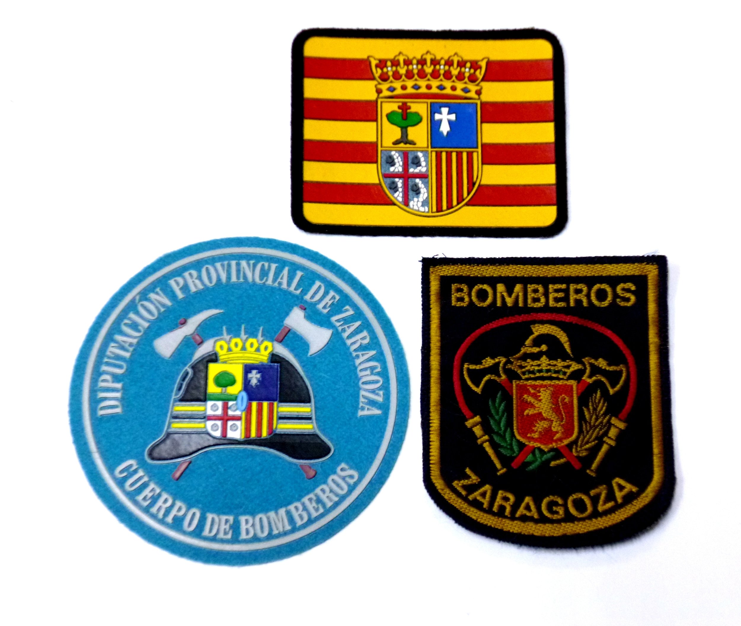 LOTE 3 PARCHES   BOMBEROS DE ZARAGOZA