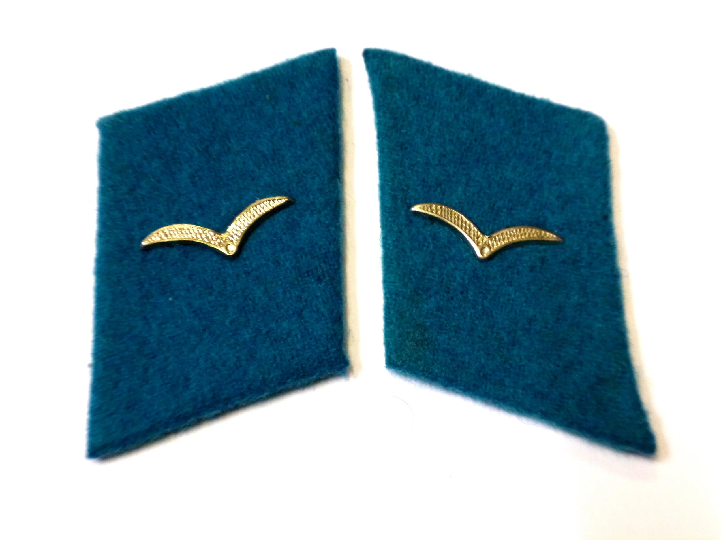 2 PIEZAS DE CUELLO SOLDADO FUERZA AÉREA. DDR