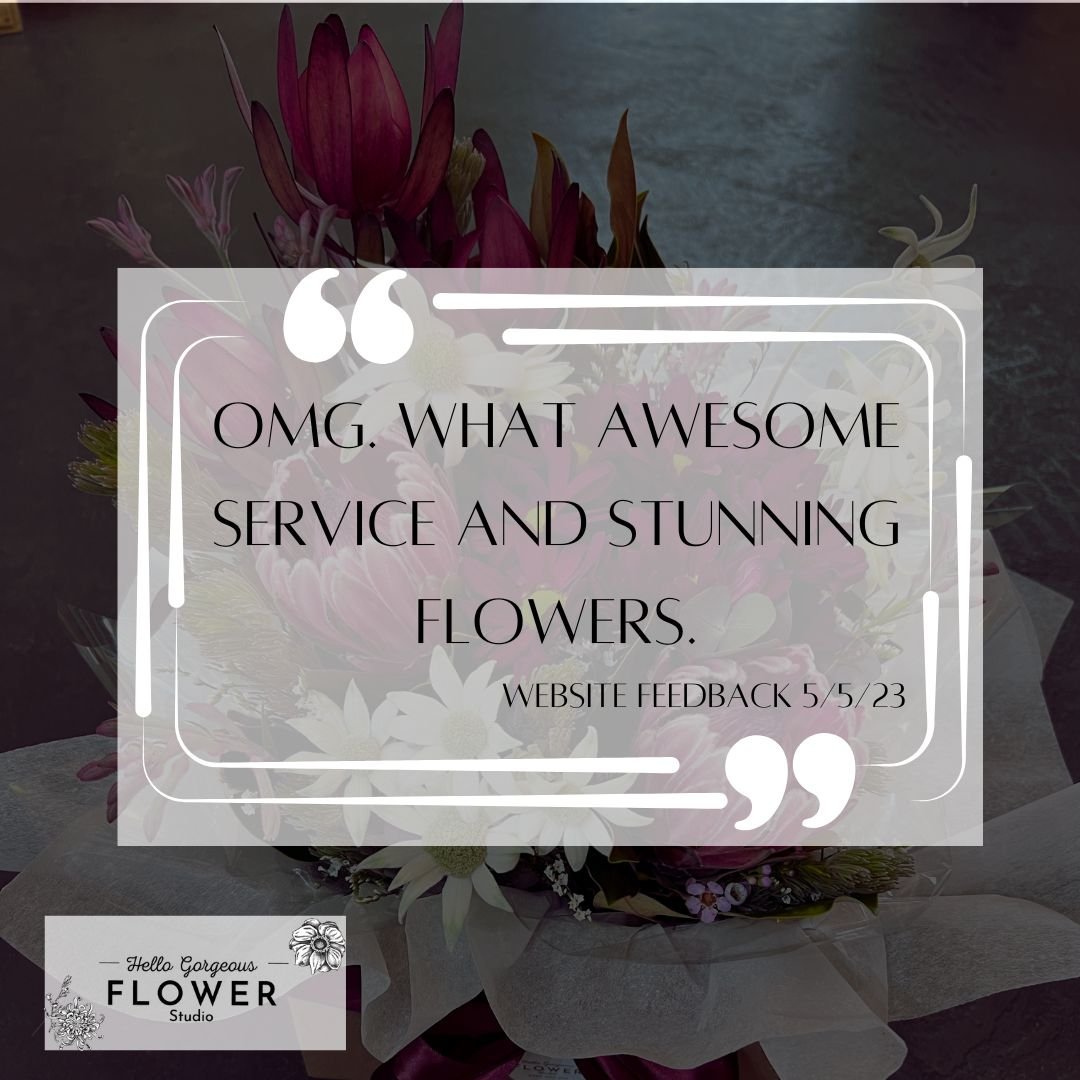 We strive for excellence in customer service and quality flowers and we love to know we are delivering.. If you have ordered or received flowers from us we would love to know what you think.  Click on the link (or copy and paste to your browser) to s
