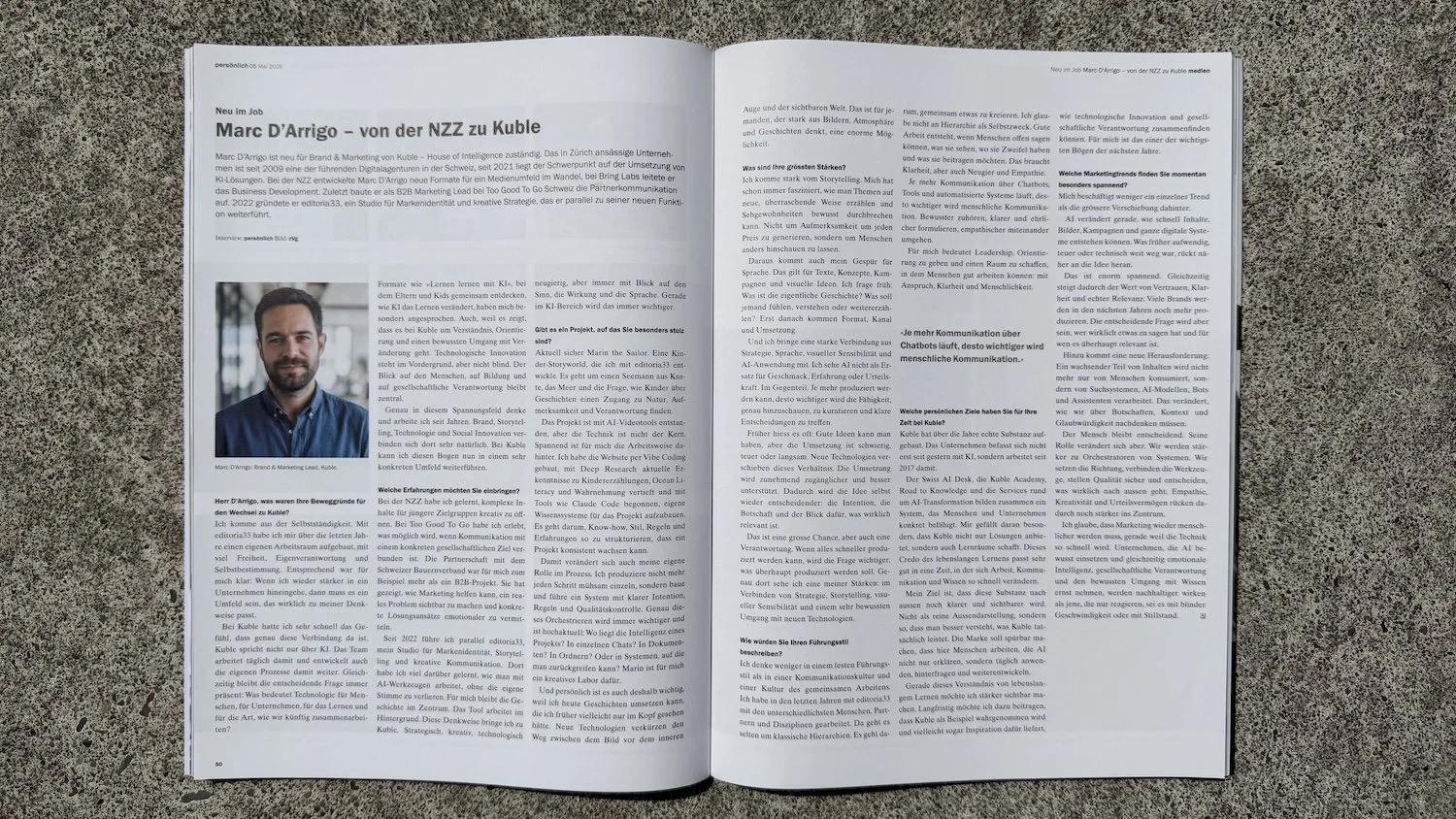 Interview with Persoenlich.com