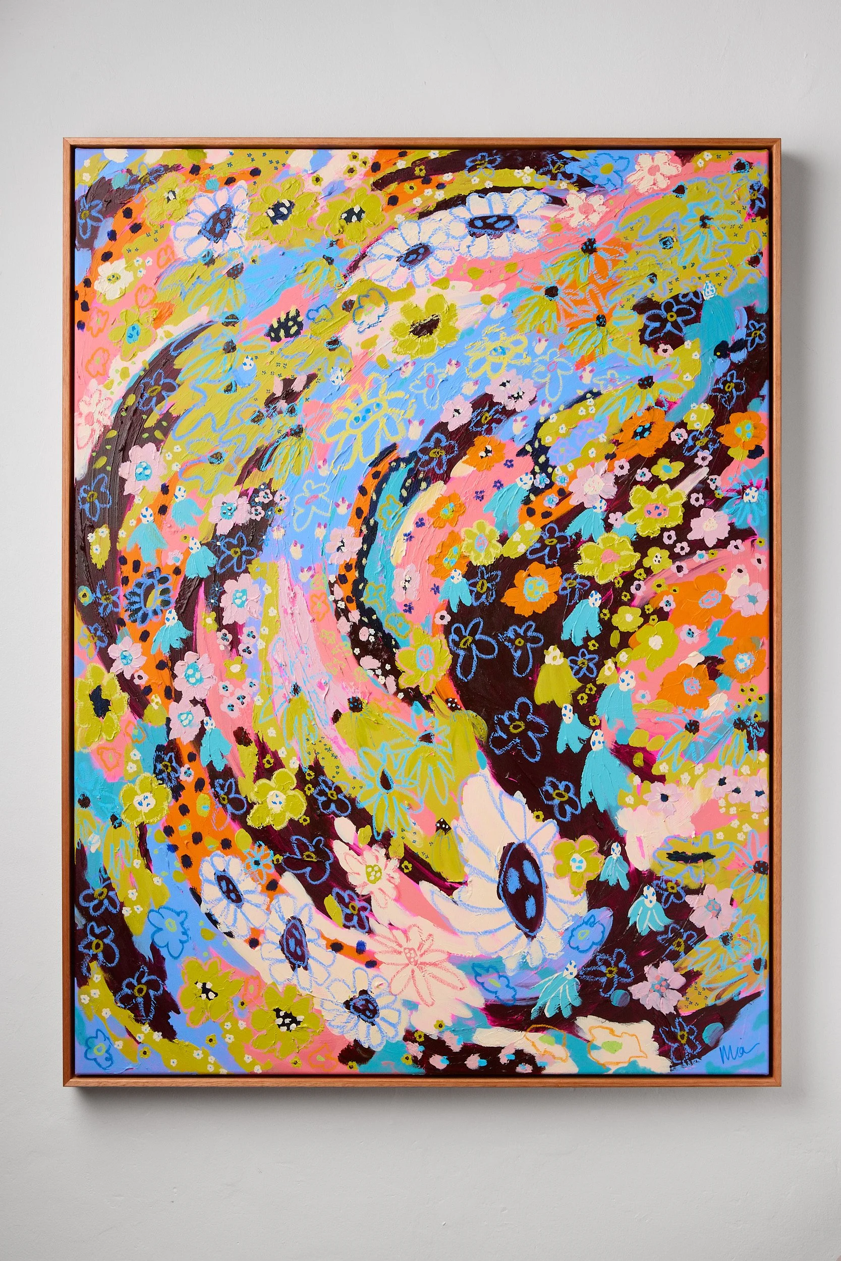 Tangled In Colour - 90x120cm, $3,100 SOLD