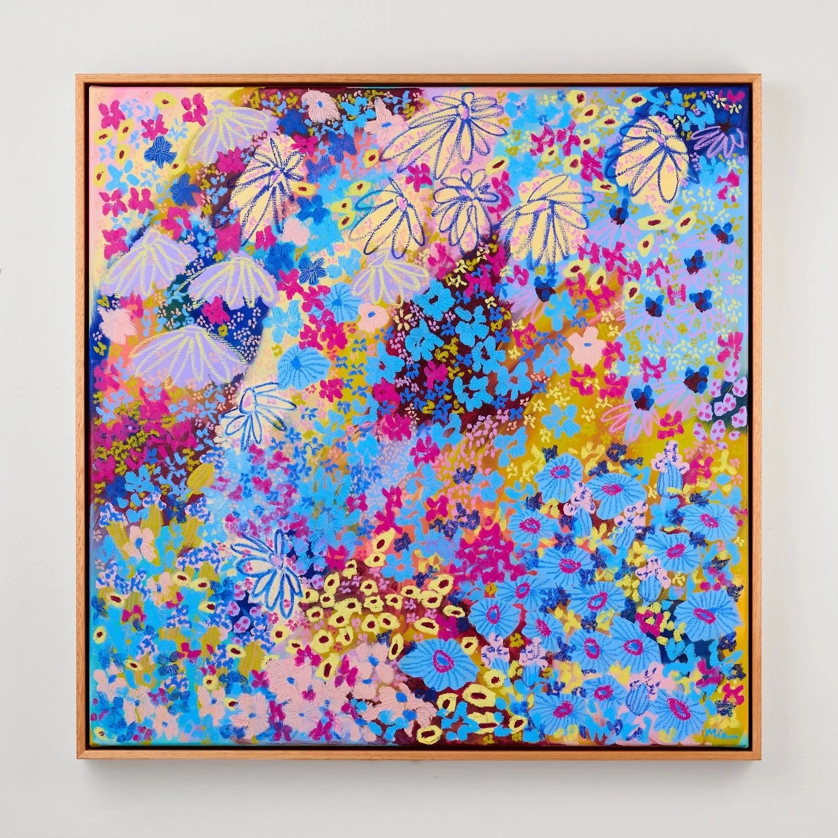 SOMEWHERE, AT LAST (76X76CM) ORIGINAL ARTWORK