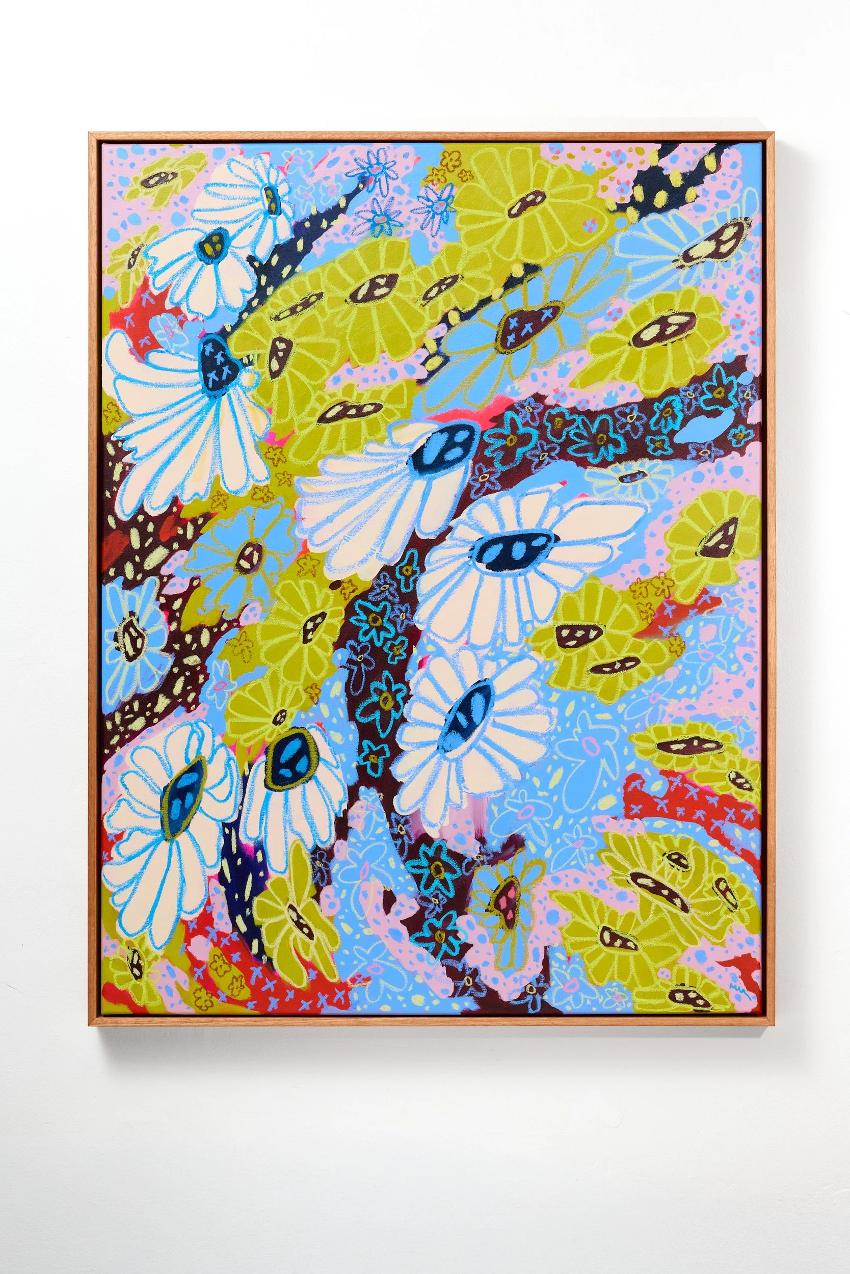 The Flowers Knew First - 76x100cm $2,500