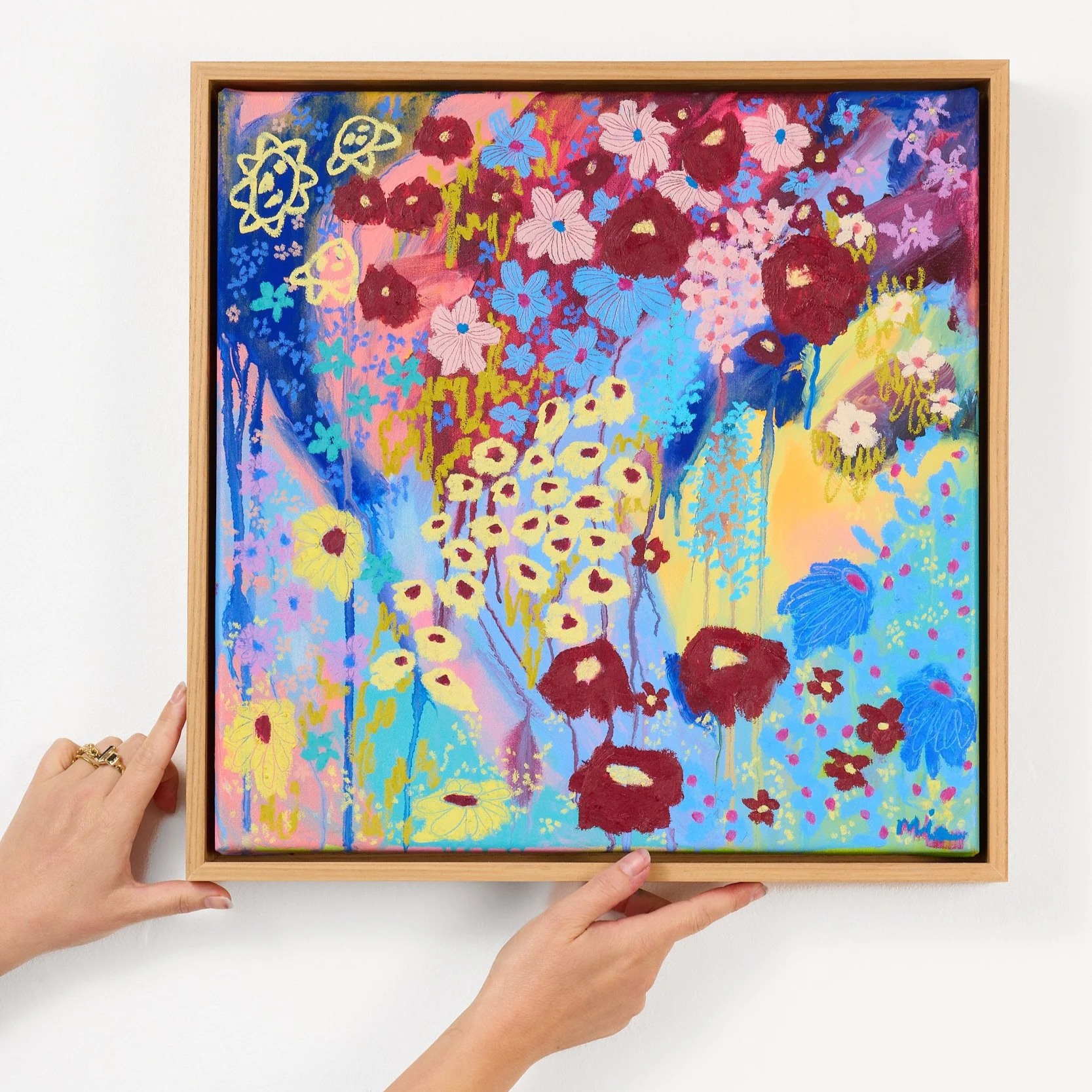 A PLACE TO LAND (40X40CM) ORIGINAL ARTWORK