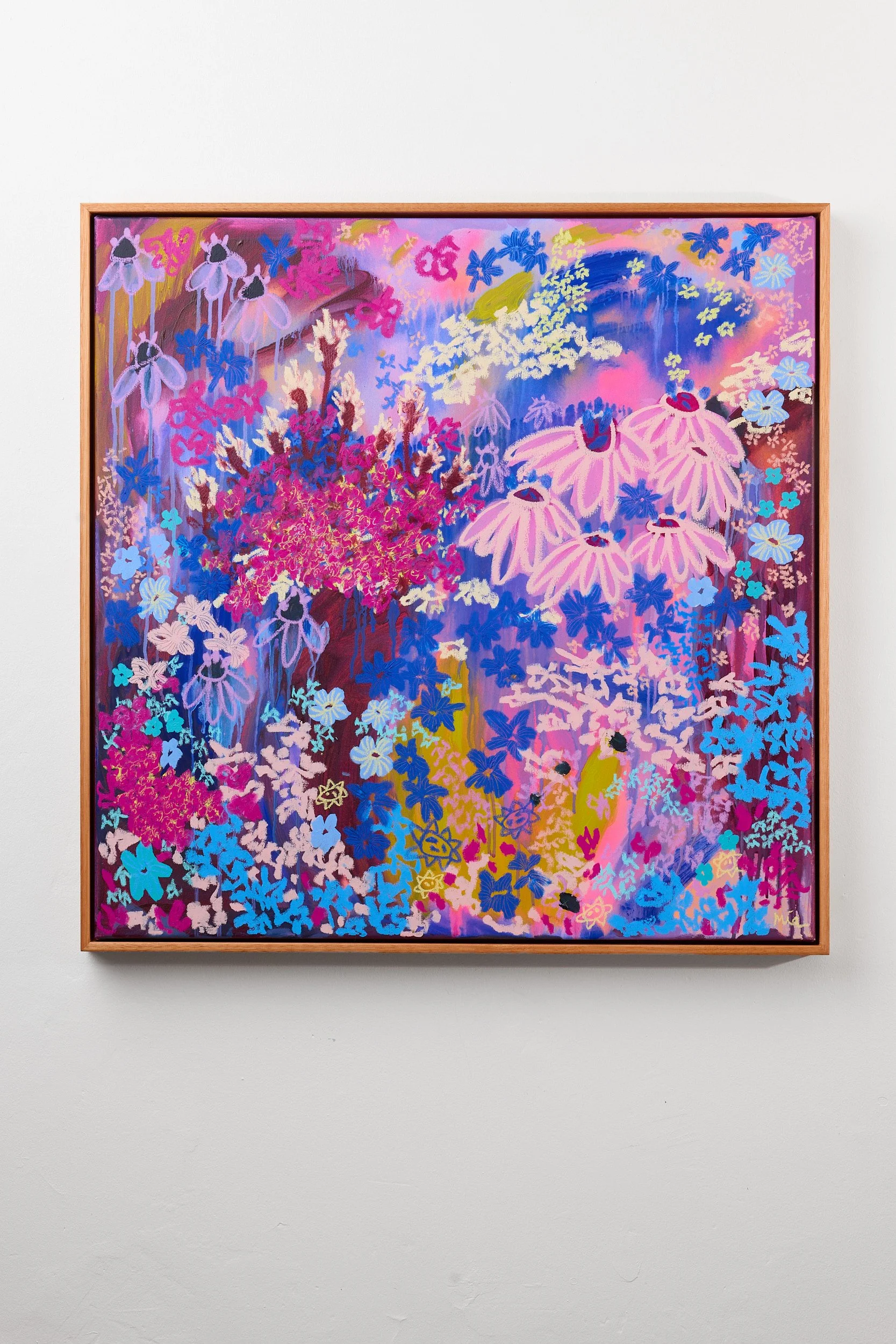 Here At Last - 76x76cm $2,000 SOLD