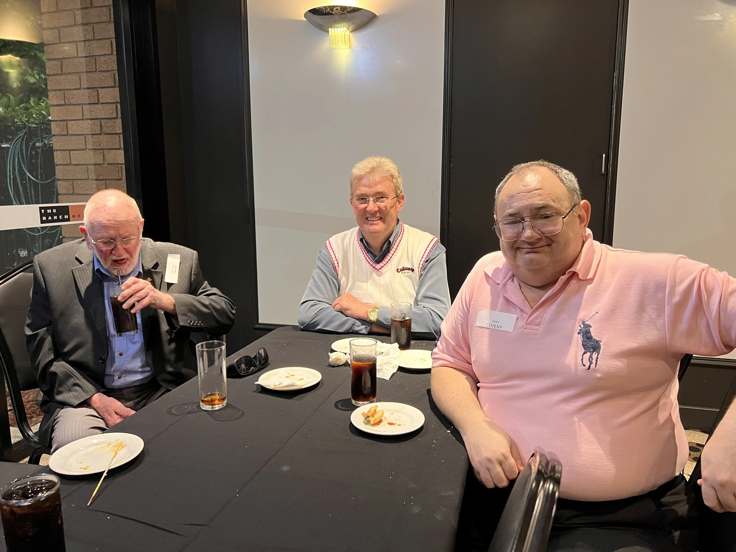 15 October  2022 Reunion at The Ranch, North Ryde
Bro. Philip, Brendon Piggott, John Coveny