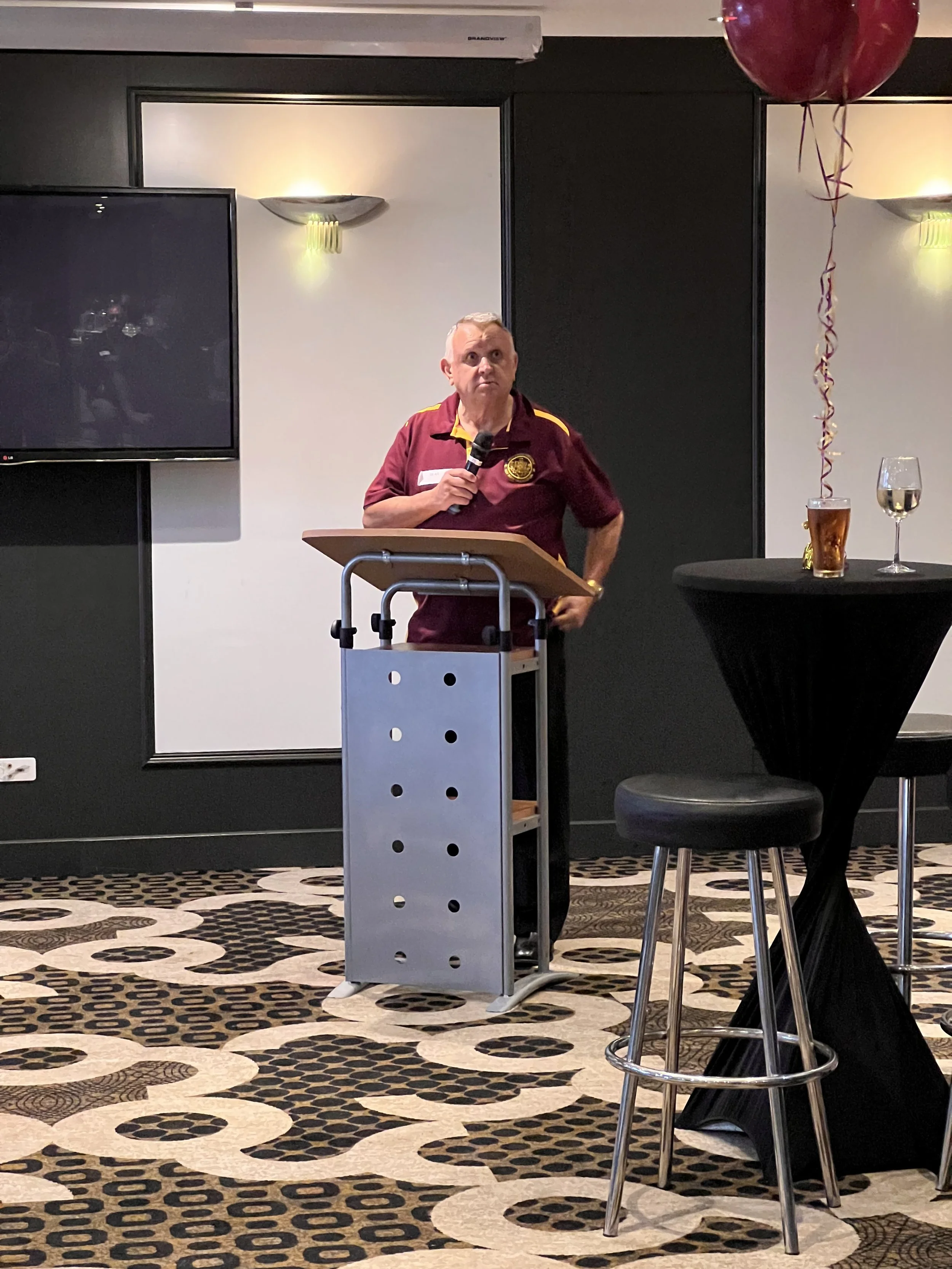 15 October  2022 Reunion at The Ranch, North Ryde
Michael Sear Welcome and Introductions