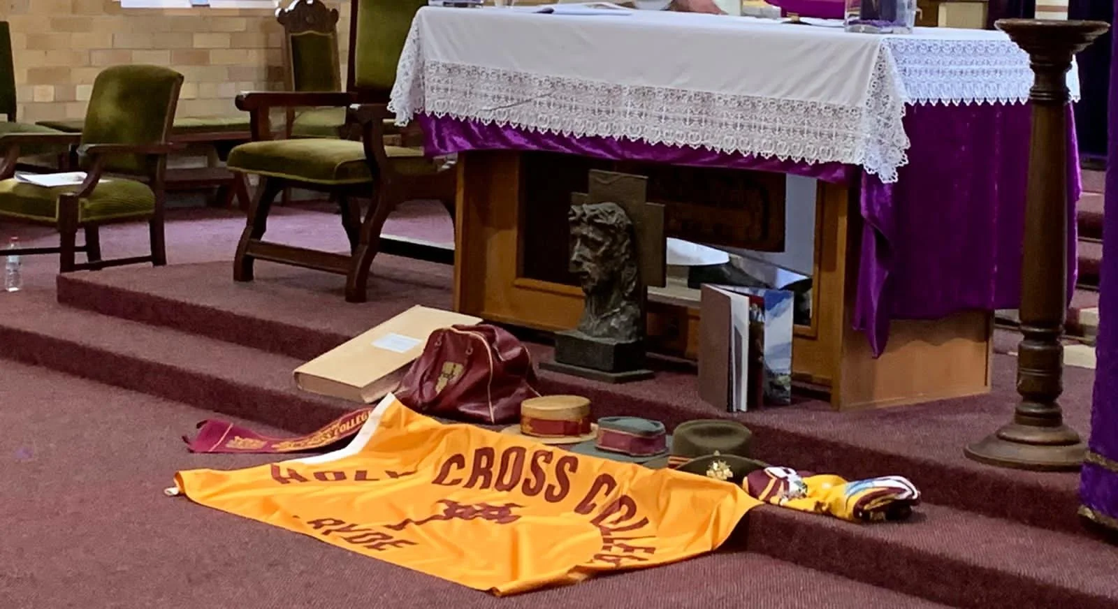 2021 St Patrick's Day Mass - Offertory Gifts - Old Boys' Memorabilia - 13 March 2021