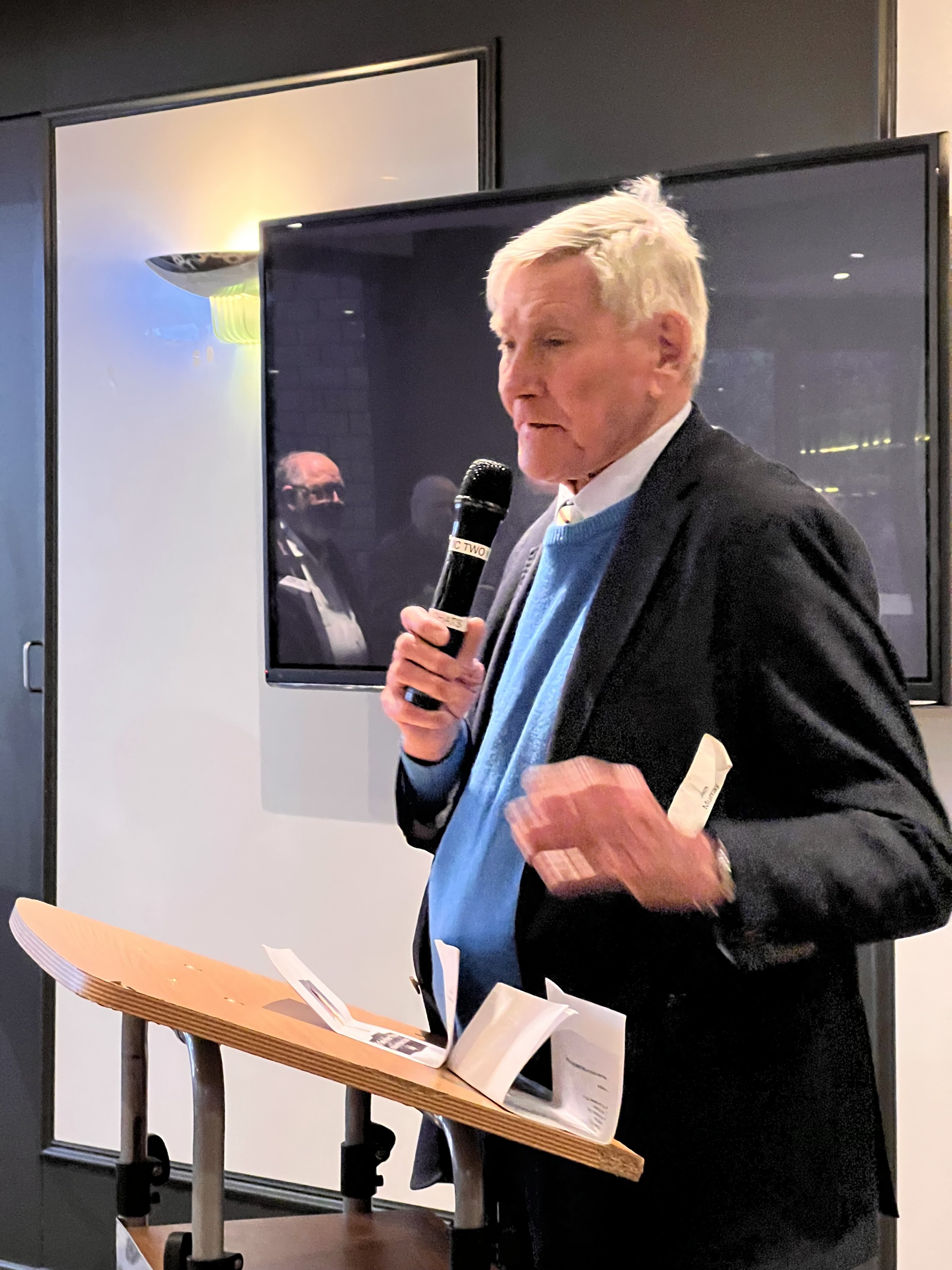 15 October  2022 Reunion at The Ranch, North Ryde
Peter (Jack) Murray presenting eulogy speech of Herman Hitipeuw "H"