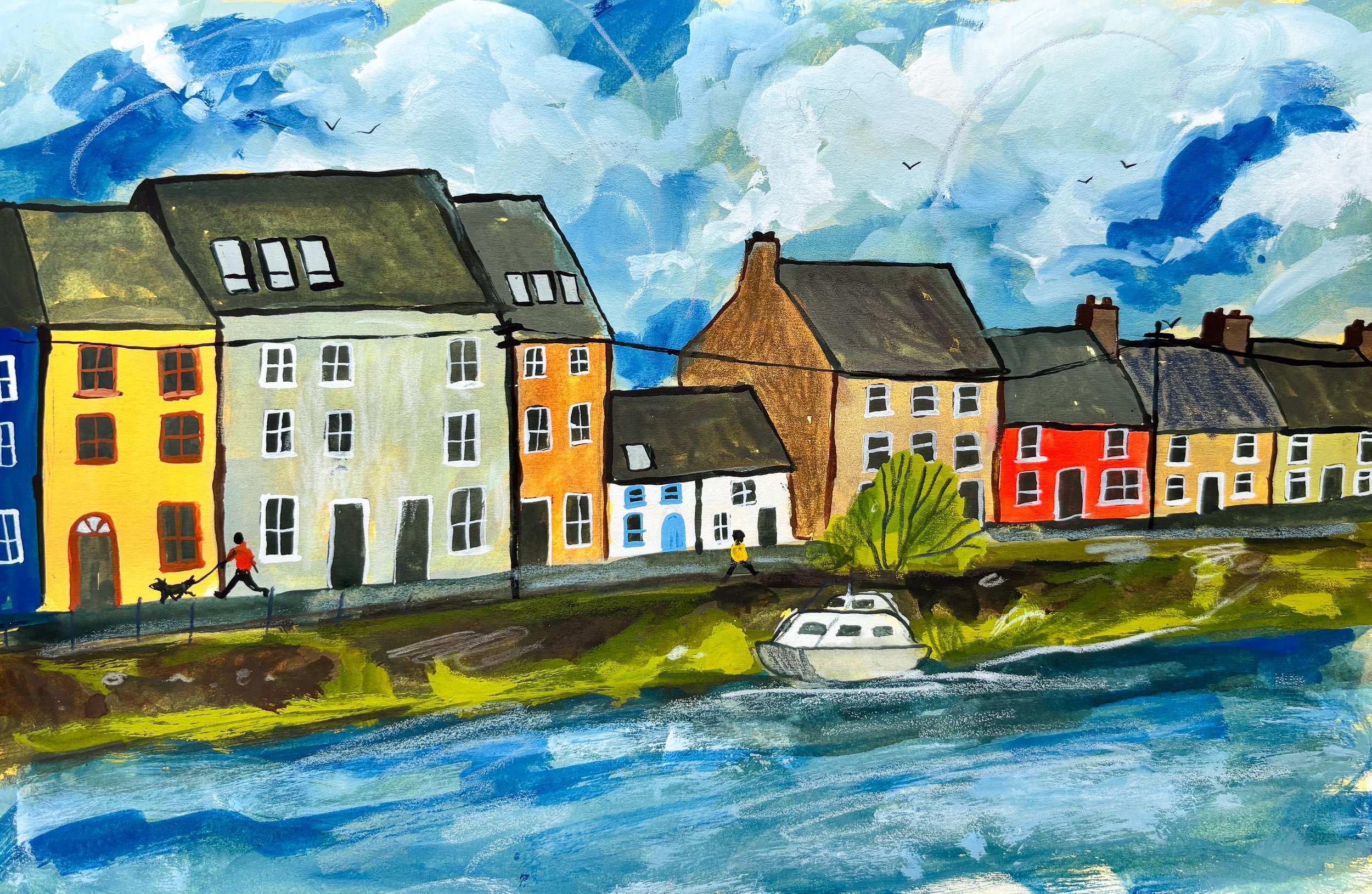 The Long Walk - A famous view in Galway City