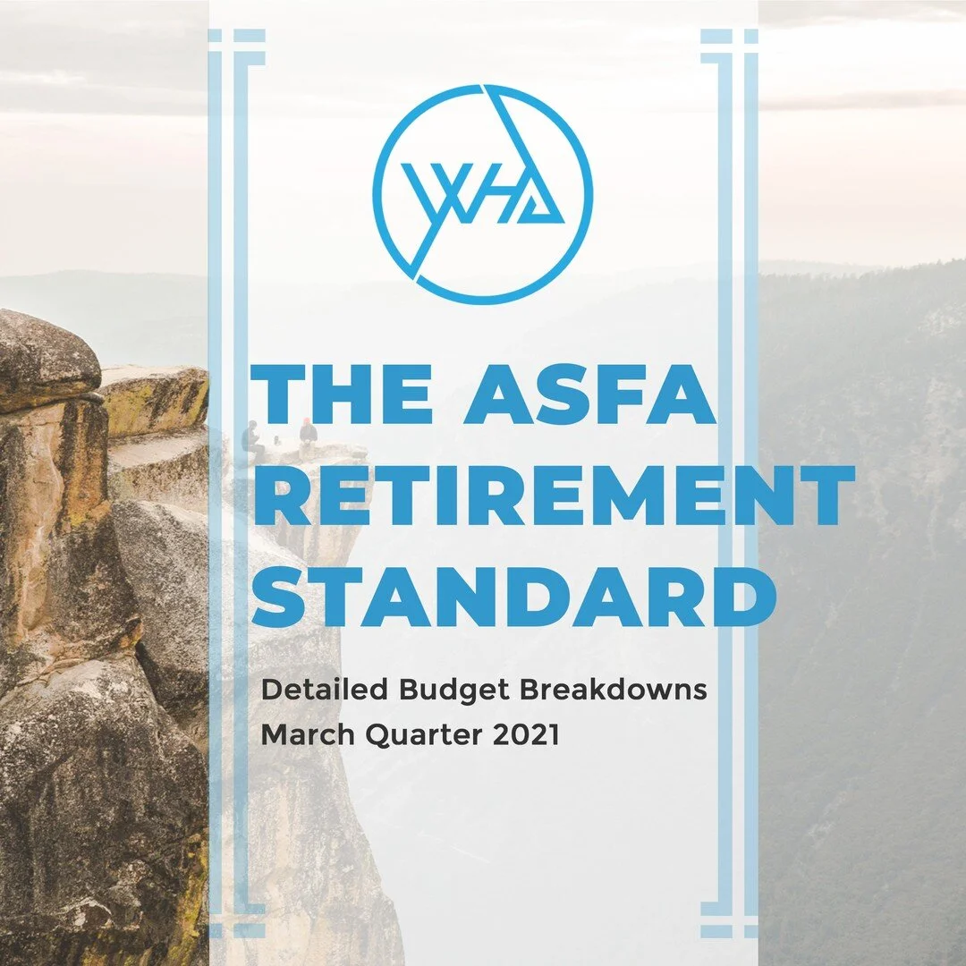 Recently, the Association of Superannuation Funds of Australia released their ASFA Retirement Standard: Detailed Budget Breakdowns. The report provides a breakdown of expenditures for single and couple retirees who are aged 65-85 and over 85.

While 