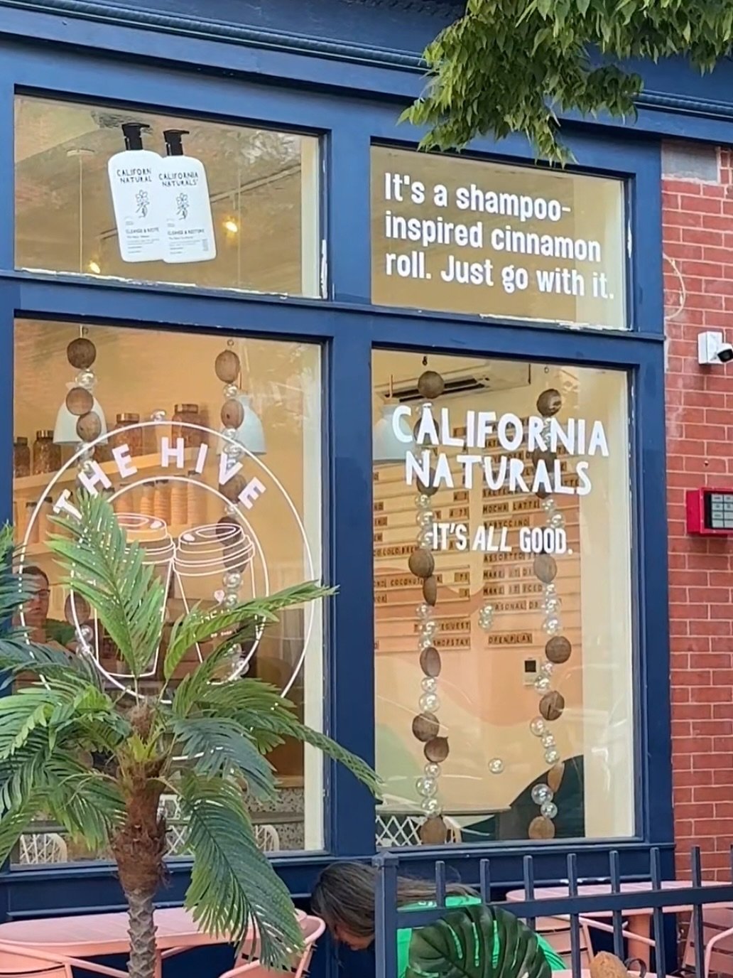 The Hive x California Naturals Coconut Shampoo-Inspired Cinnamon Roll